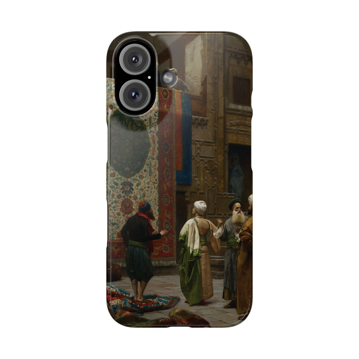 The Carpet Merchant by Jean-Leon Gerome - iPhone Slim Case