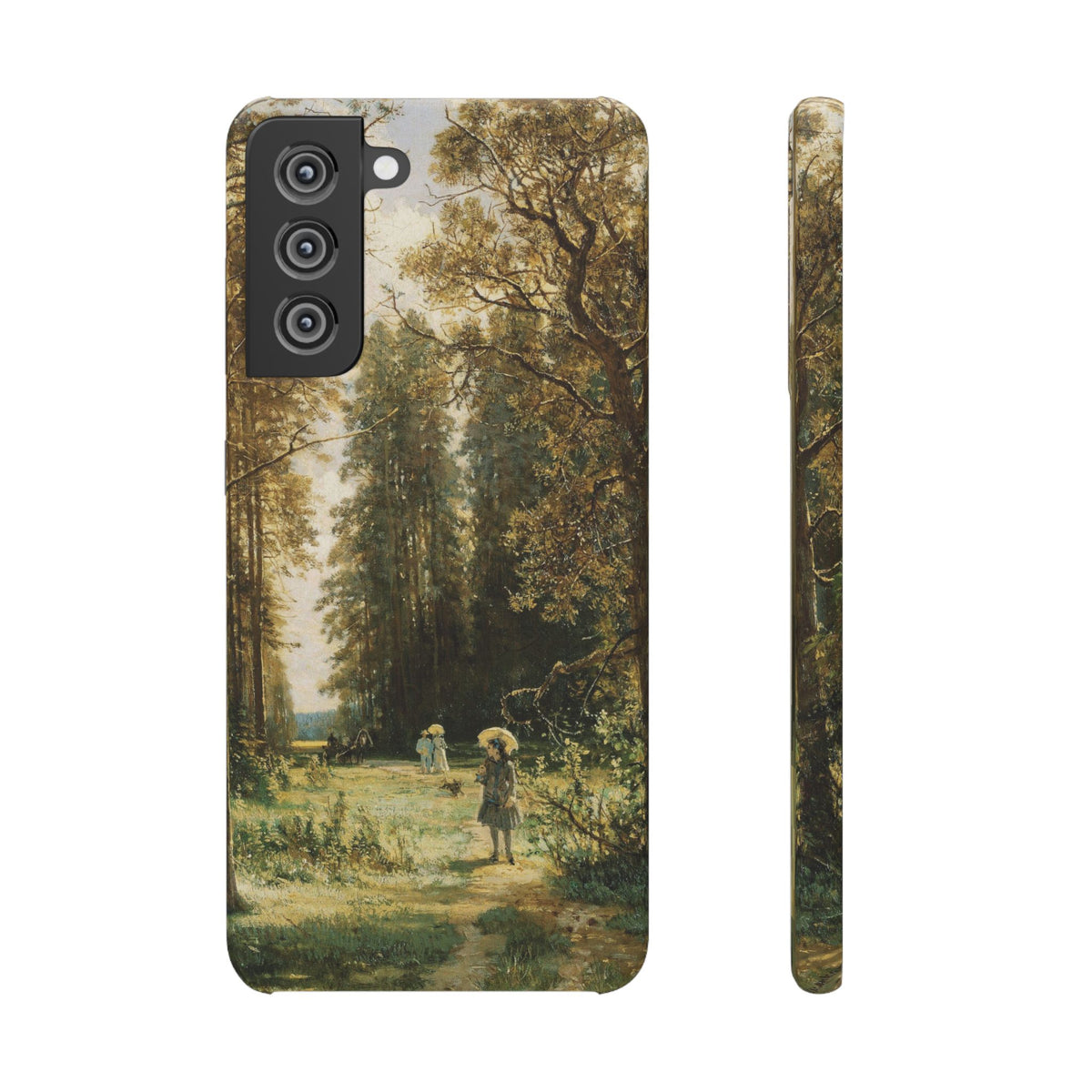 The Path in the Forest by Ivan Ivanovich Shishkin - Samsung Slim Case