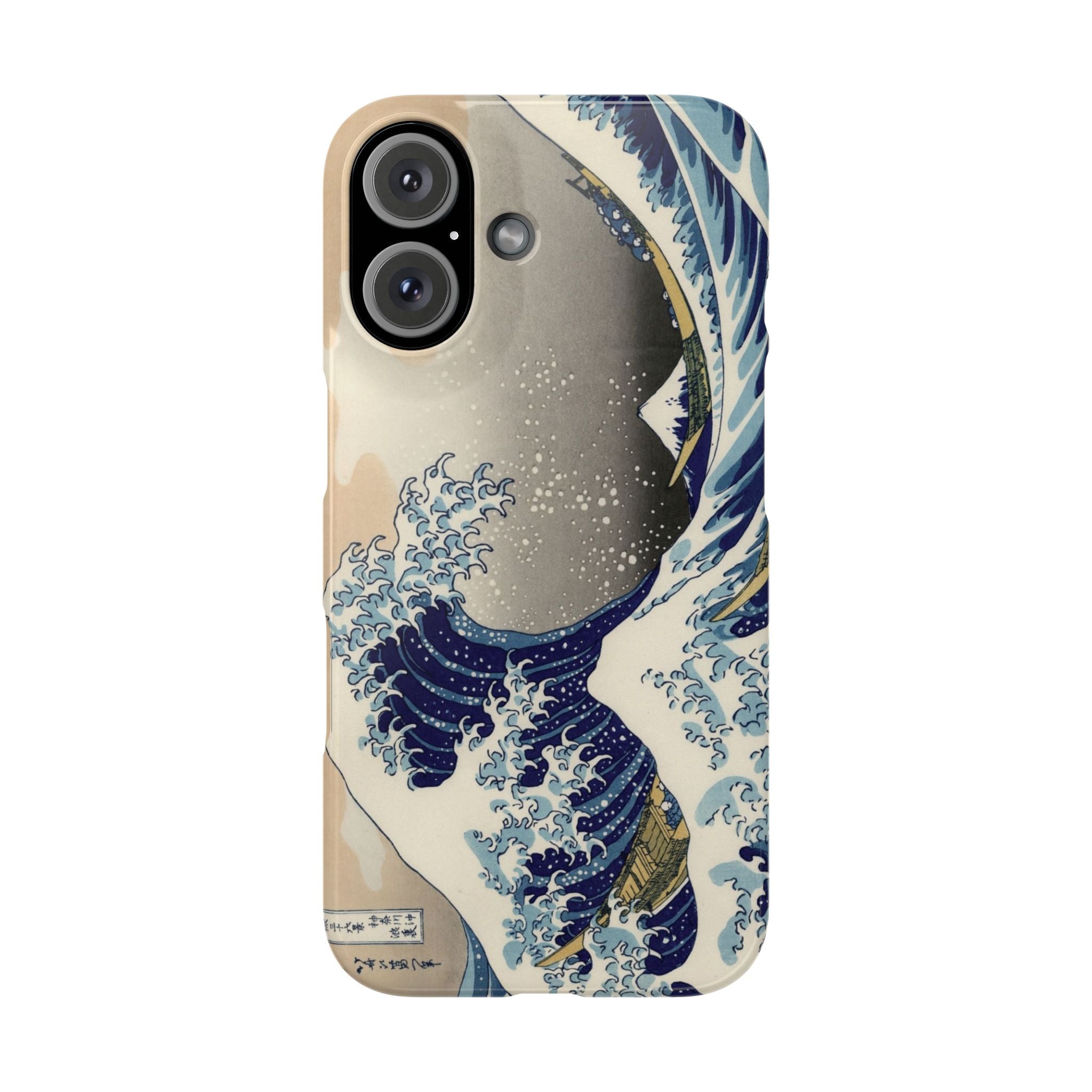 The Great Wave off Kanagawa by Hokusai - iPhone Slim Case