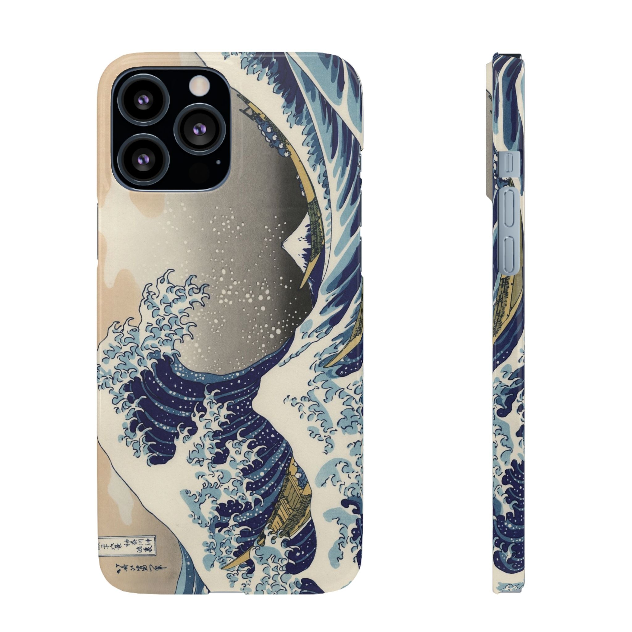 The Great Wave off Kanagawa by Hokusai - iPhone Slim Case