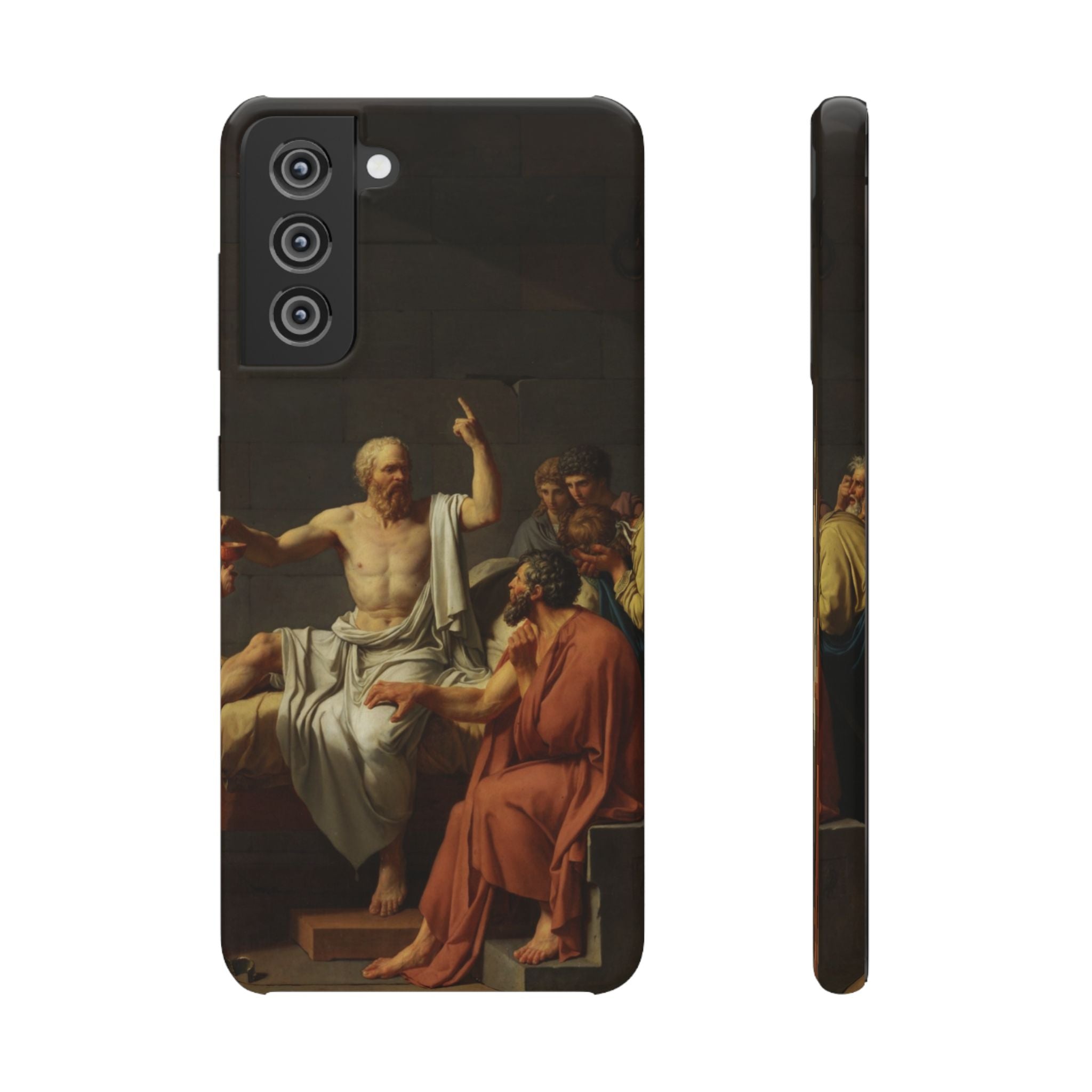 The Death of Socrates by Jacques-Louis David - Samsung Slim Case