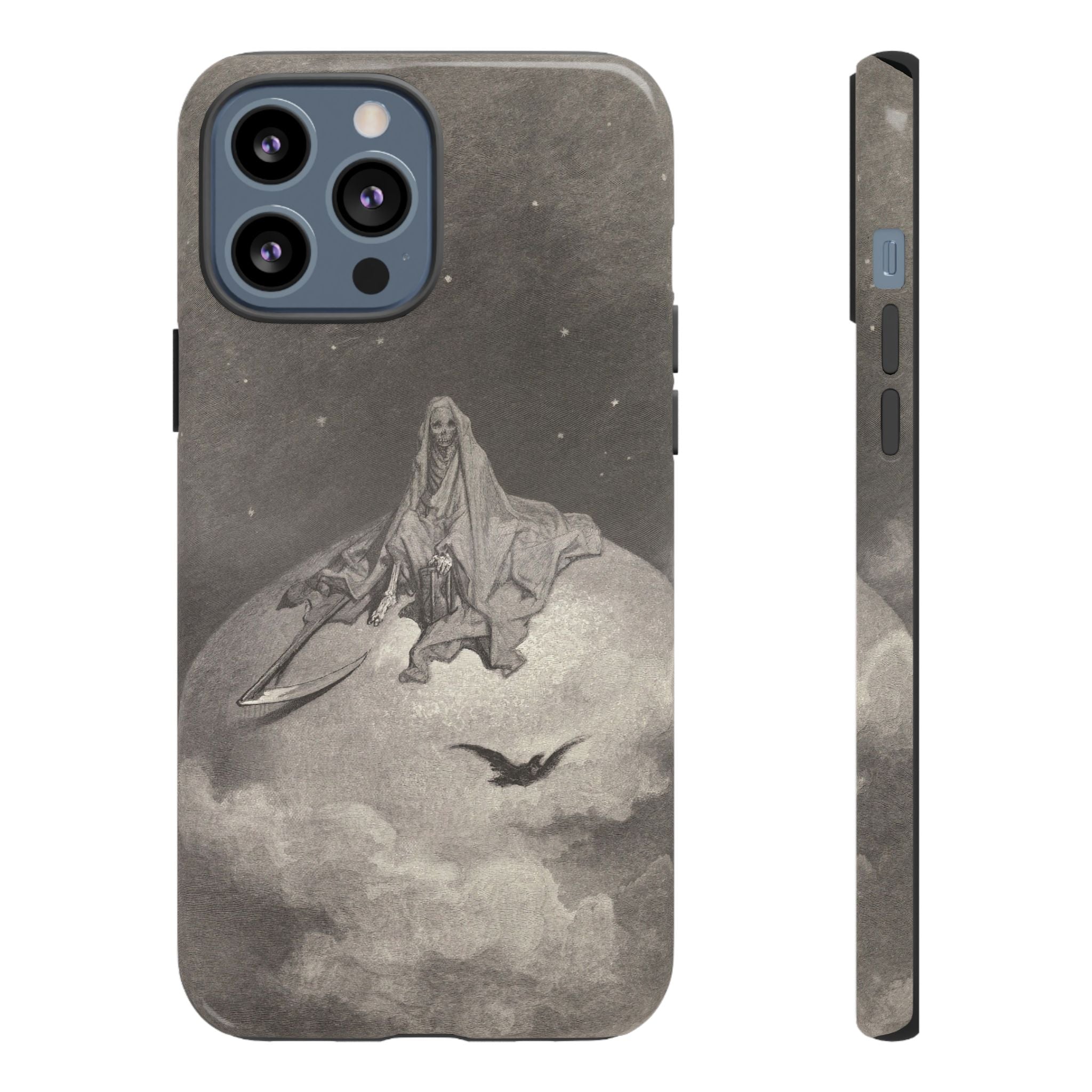 Doubting, dreaming dreams no mortal ever dared to dream before by Gustave Doré - iPhone Tough Case