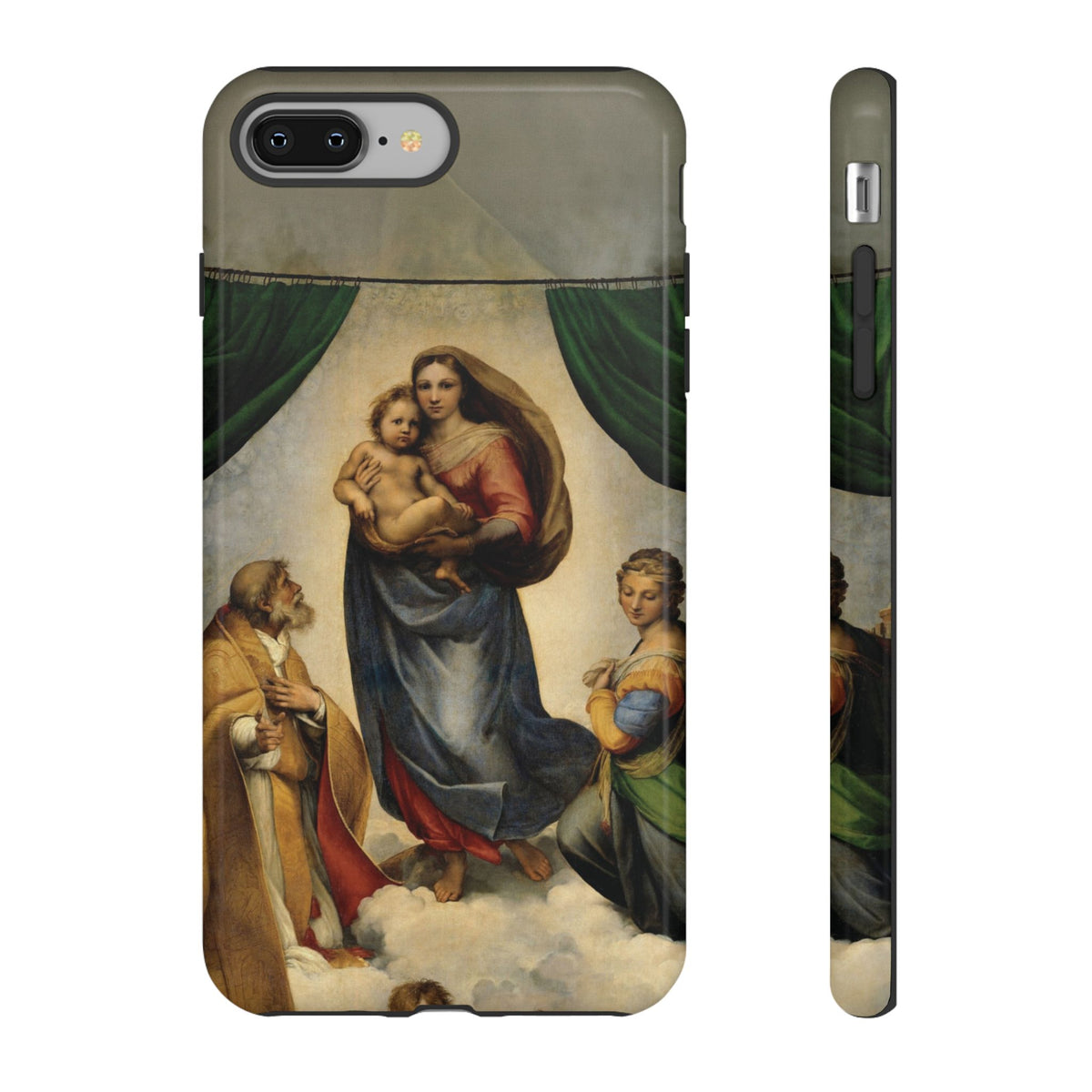 The Sistine Madonna by Raphael Sanzio - iPhone Tough Case