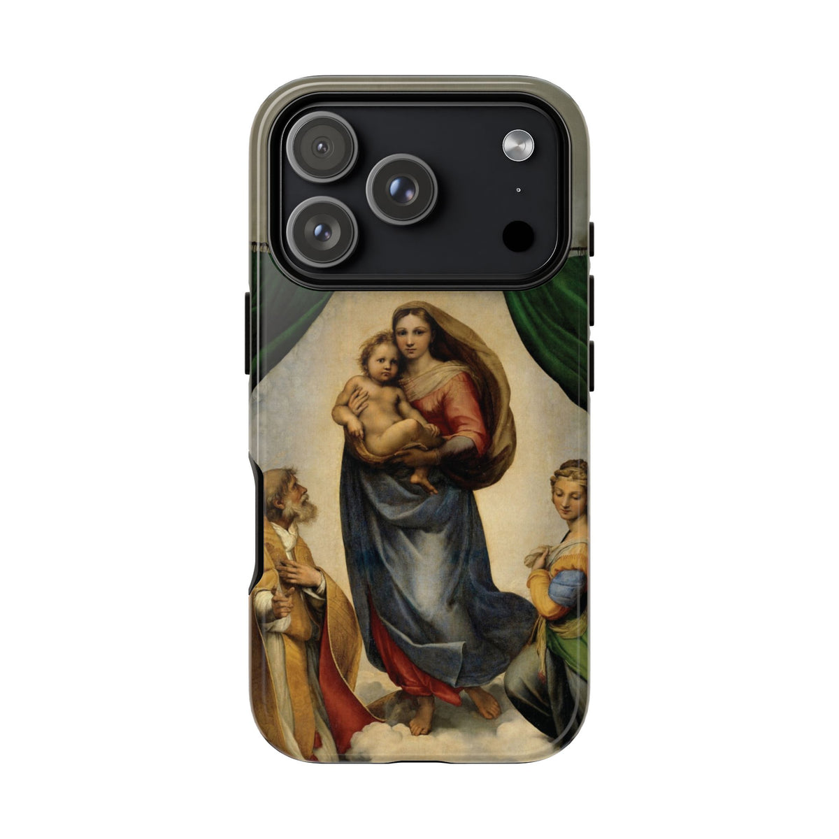 The Sistine Madonna by Raphael Sanzio - iPhone Tough Case