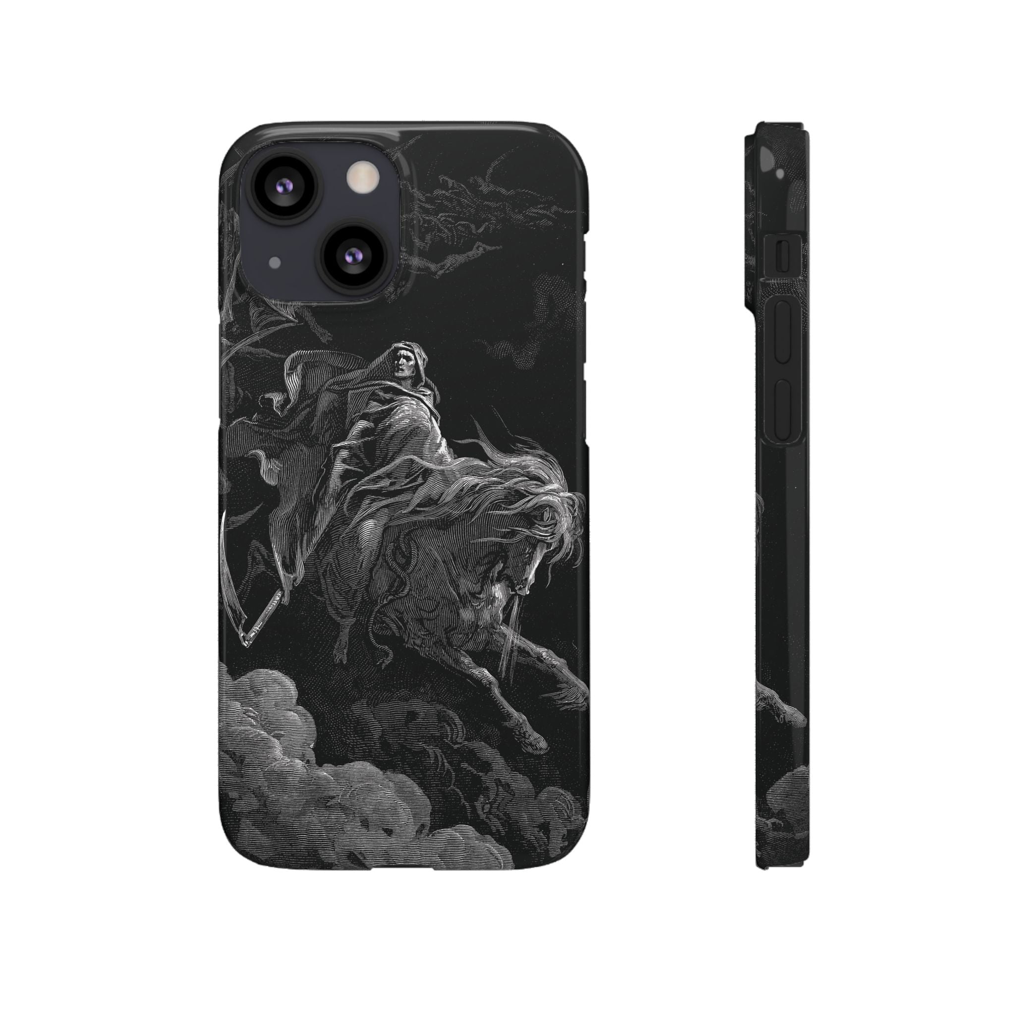 Death on the Pale Horse by Gustave Dore - iPhone Slim Case
