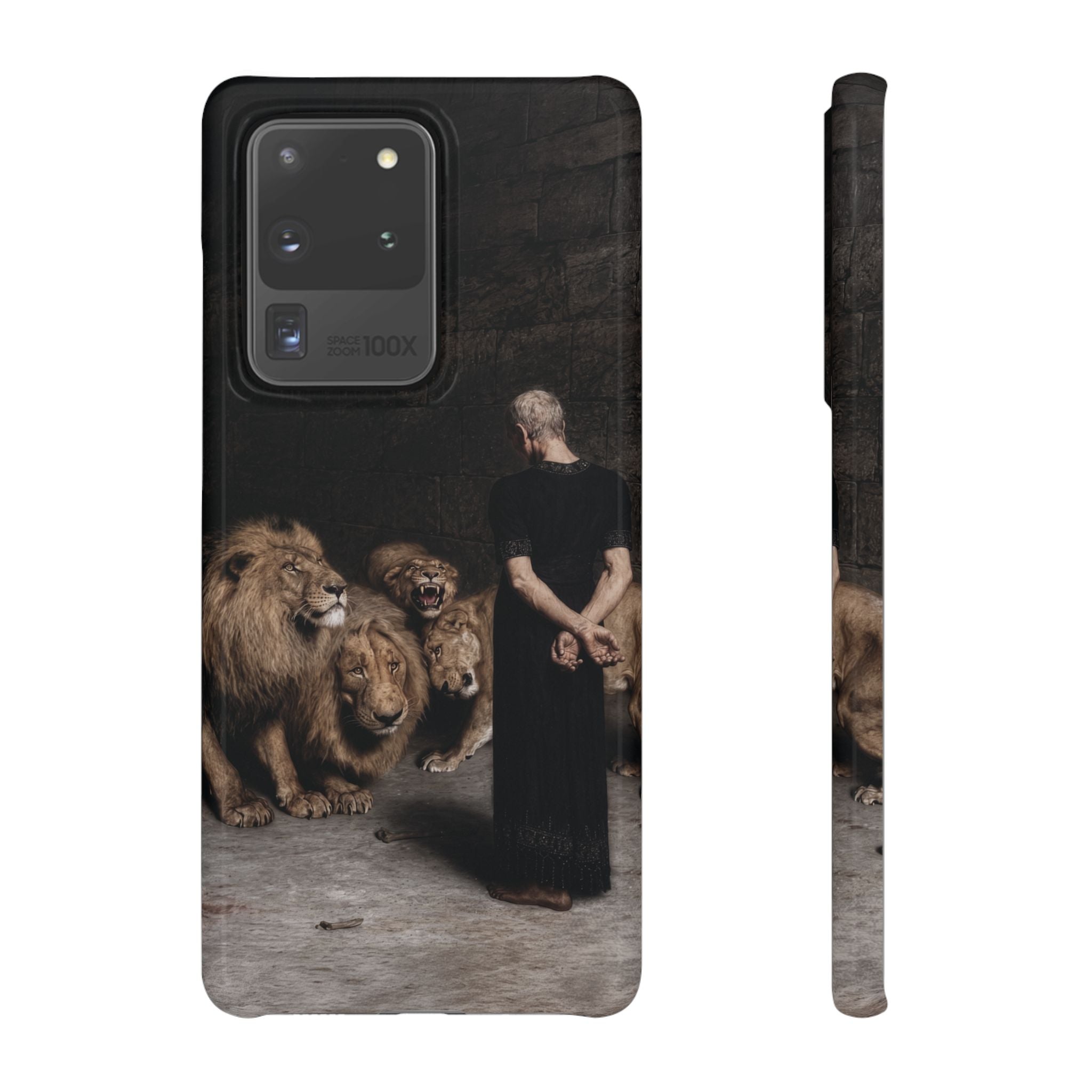 Daniel in the Lion's Den by Briton Riviere - Samsung Slim Case