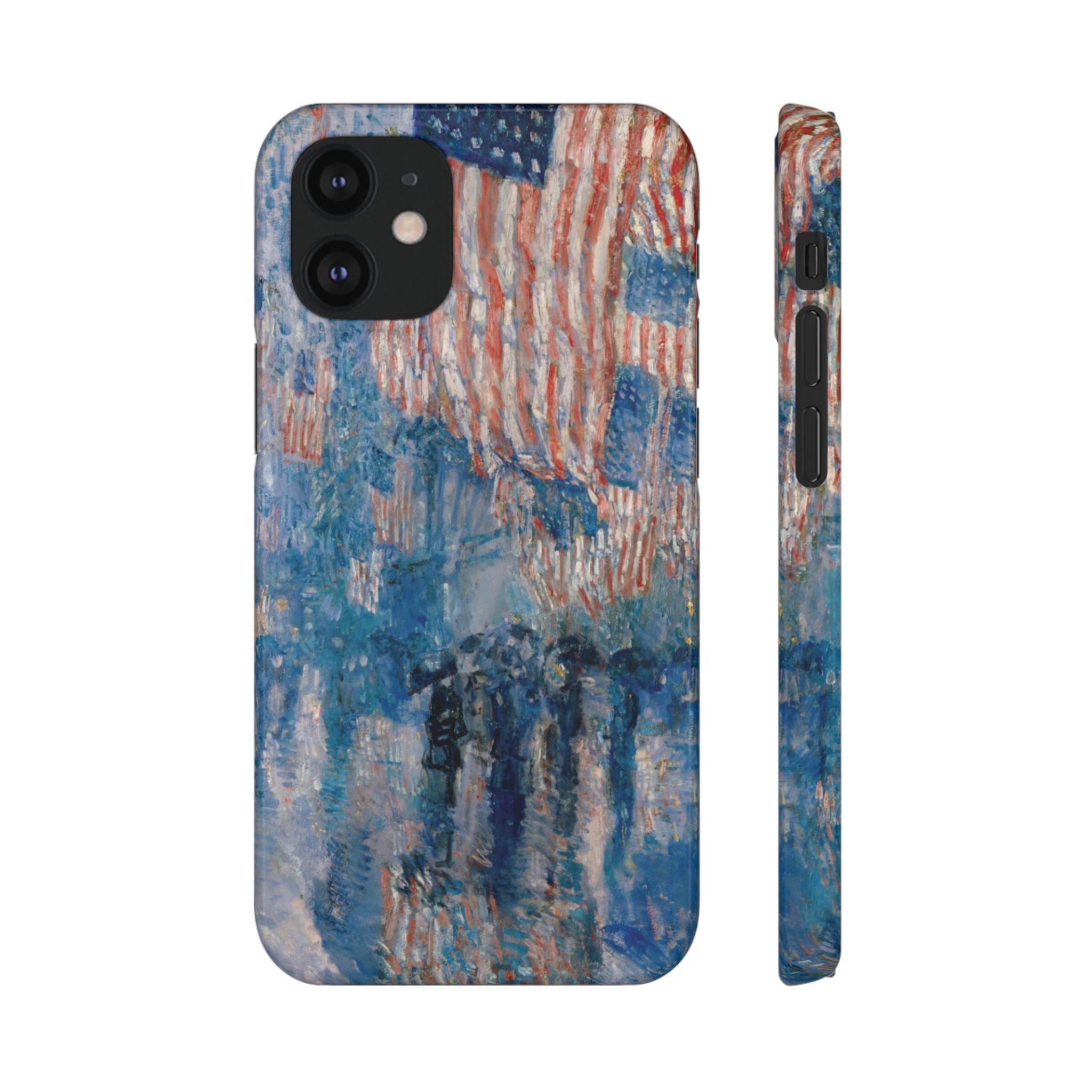 The Avenue in the Rain by Childe Hassam - iPhone Slim Case