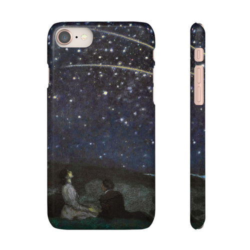 Falling Stars by Franz von Stuck - iPhone Slim Case