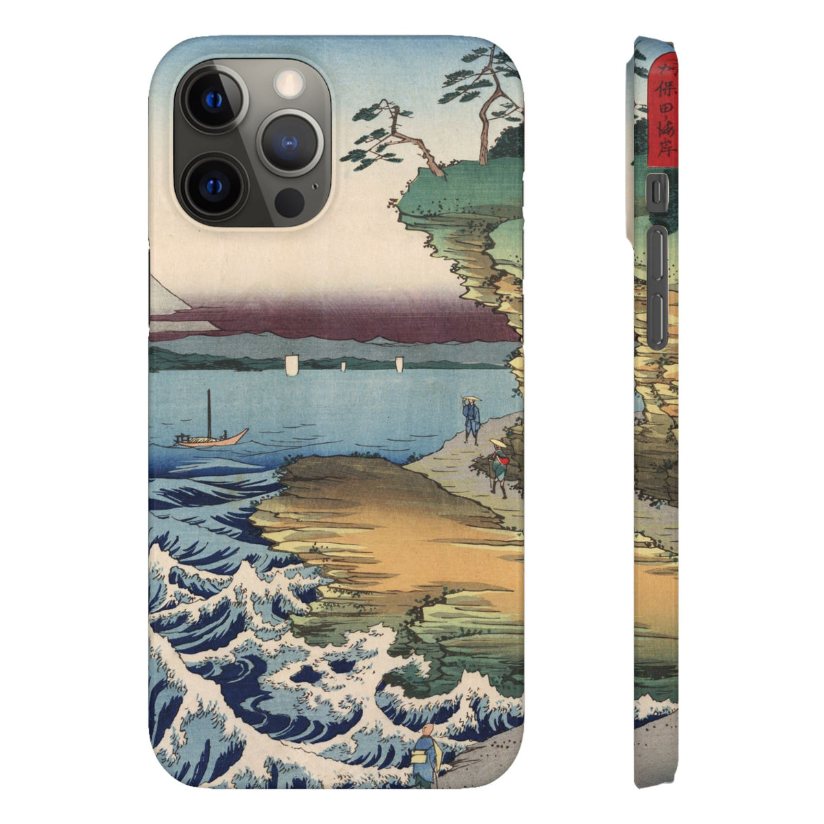 The Hota Coast in Awa Province by Utagawa Hiroshige - iPhone Slim Case
