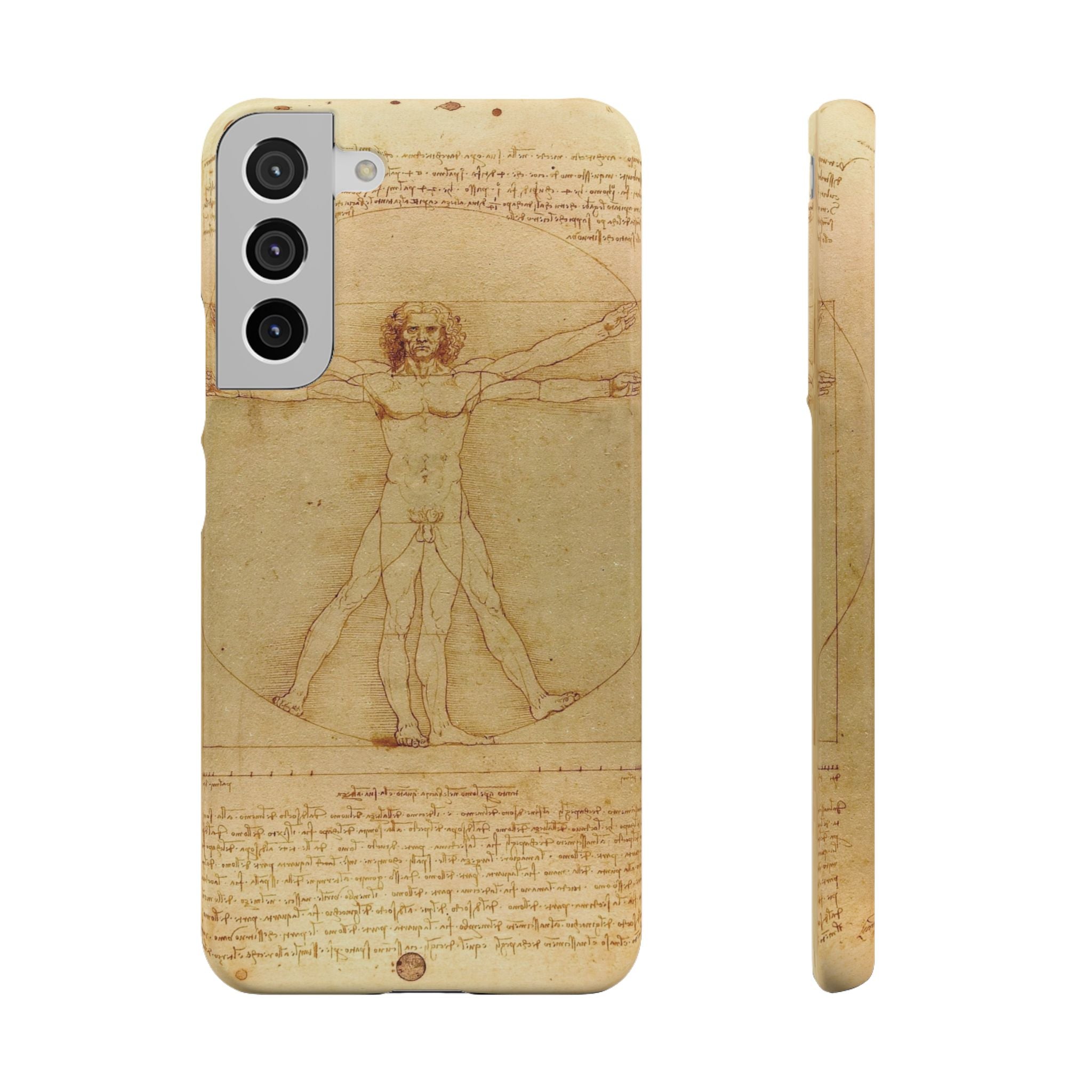 The Vitruvian Man by Leonardo da Vinci - Samsung Slim Case