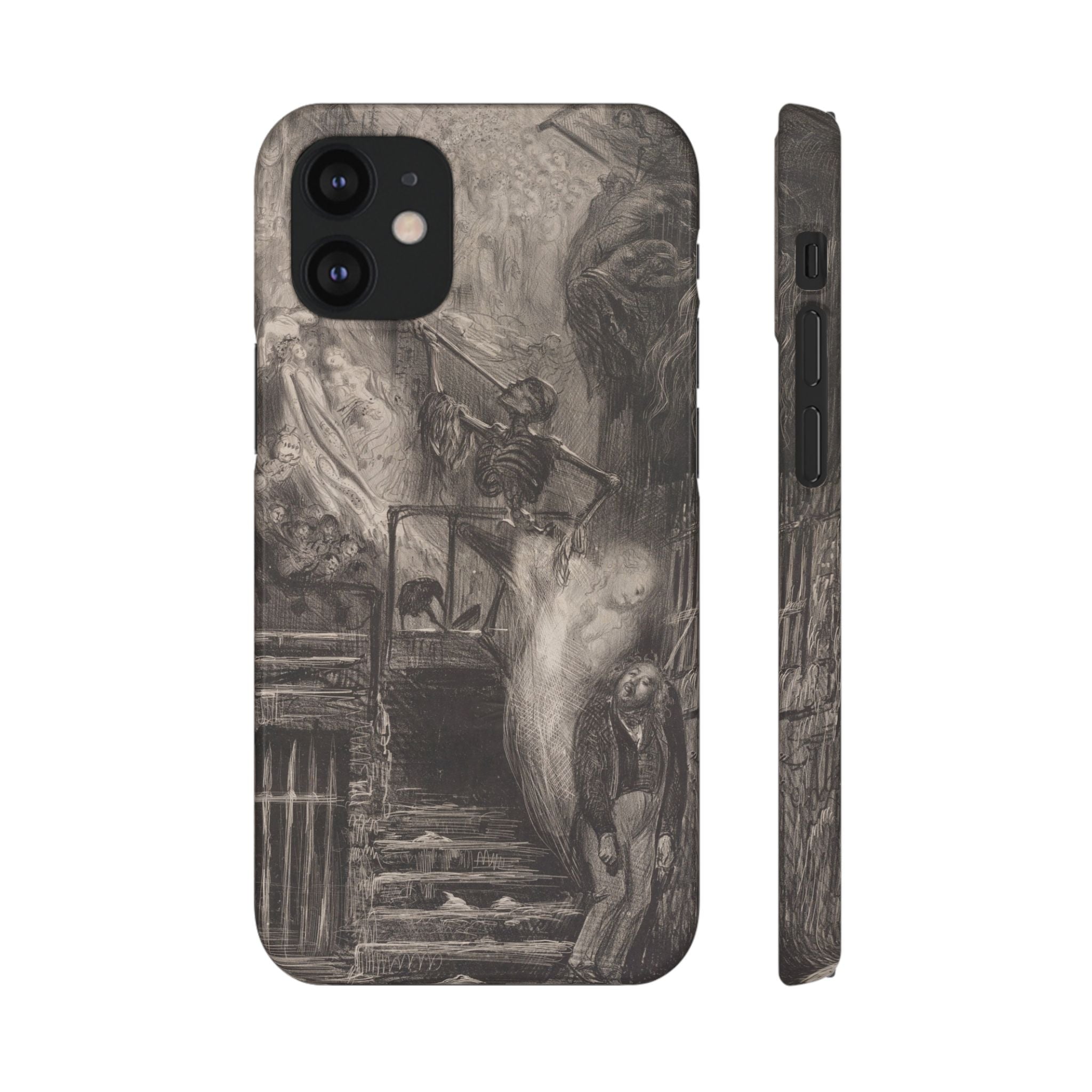 La Rue de la Vieille Lanterne by Gustave Doré - iPhone Slim Case