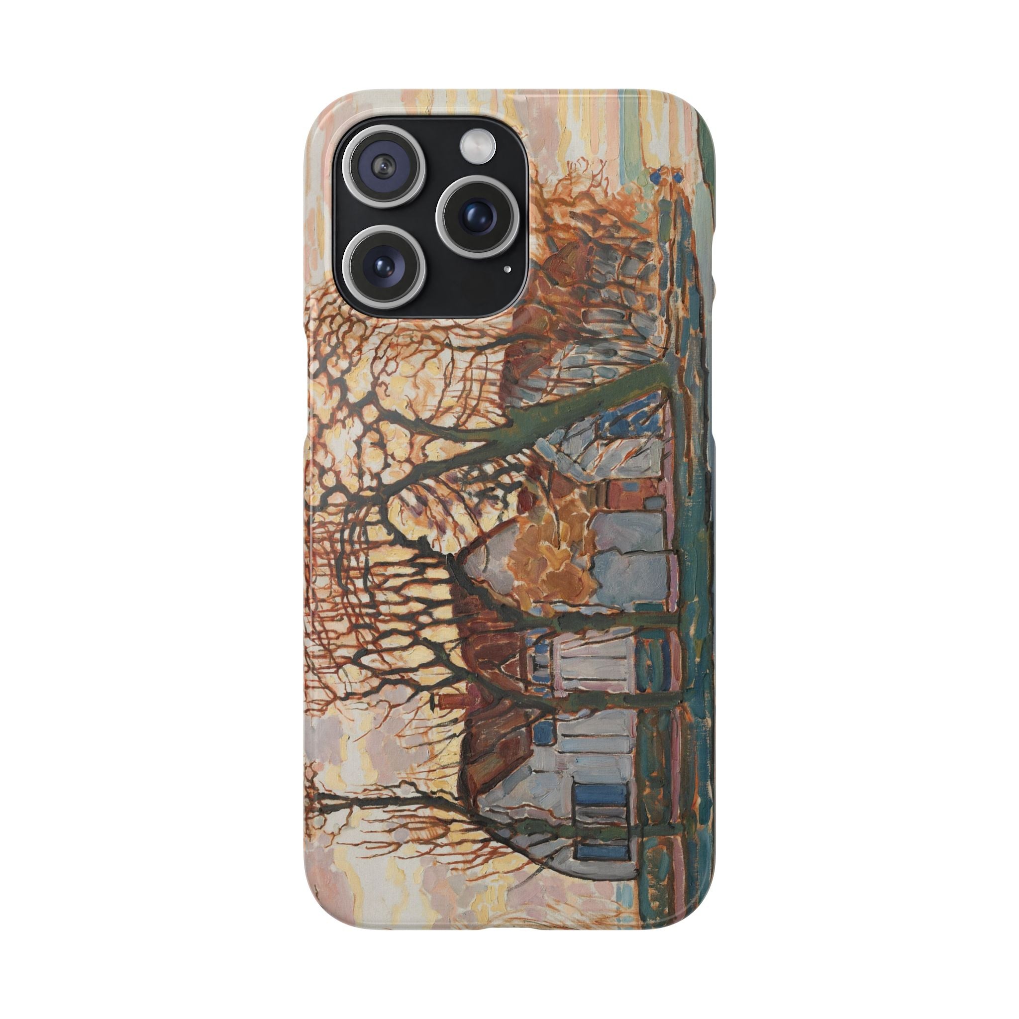Farm near Duivendrecht by Piet Mondrian - iPhone Slim Case