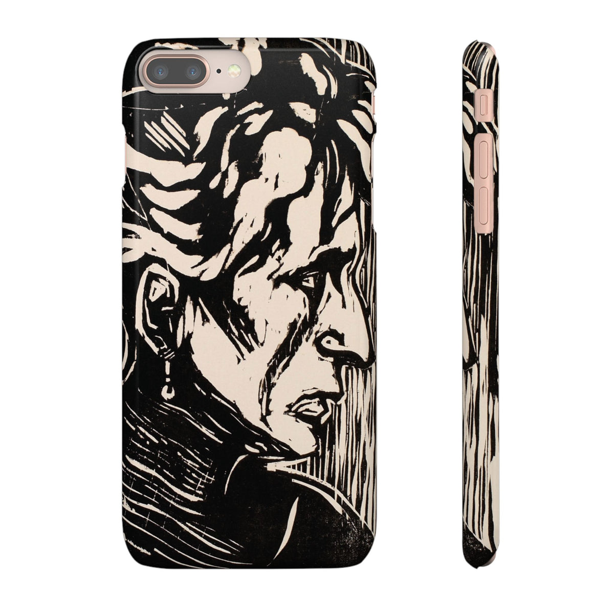 Portrait of an Elderly Lady by Edvard Munch - iPhone Slim Case
