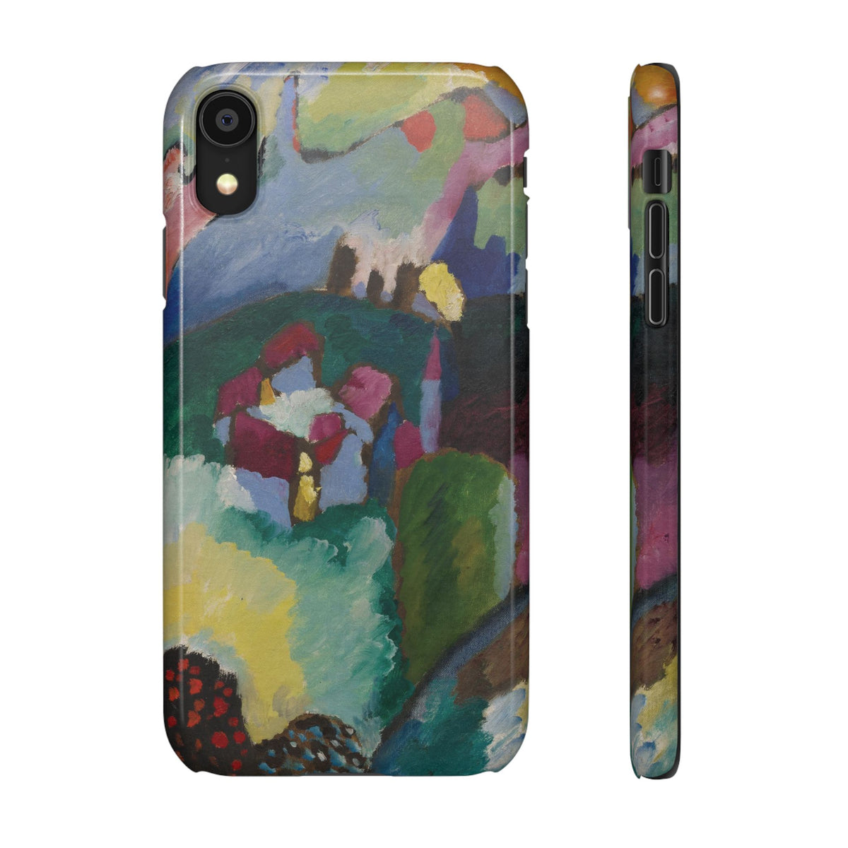 Landscape with Factory Chimney by Vasily Kandinsky - iPhone Slim Case