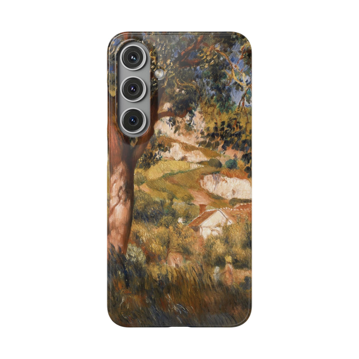 Paysage a La Roche Guyon by Pierre Auguste Renoir - Samsung Slim Case