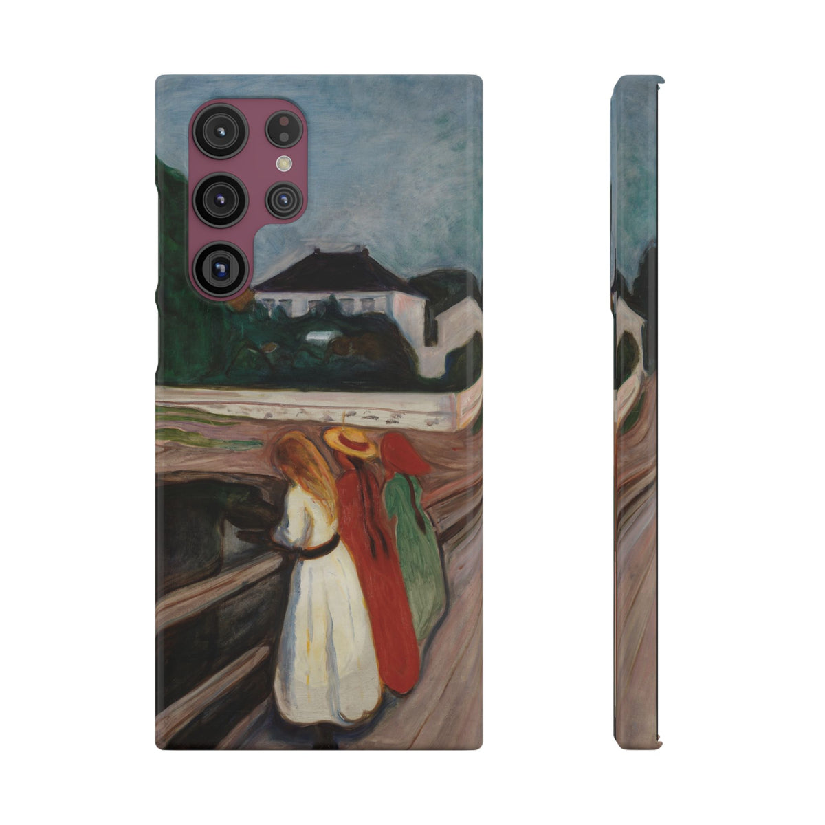 The Girls on the Bridge by Edvard Munch - Samsung Slim Case