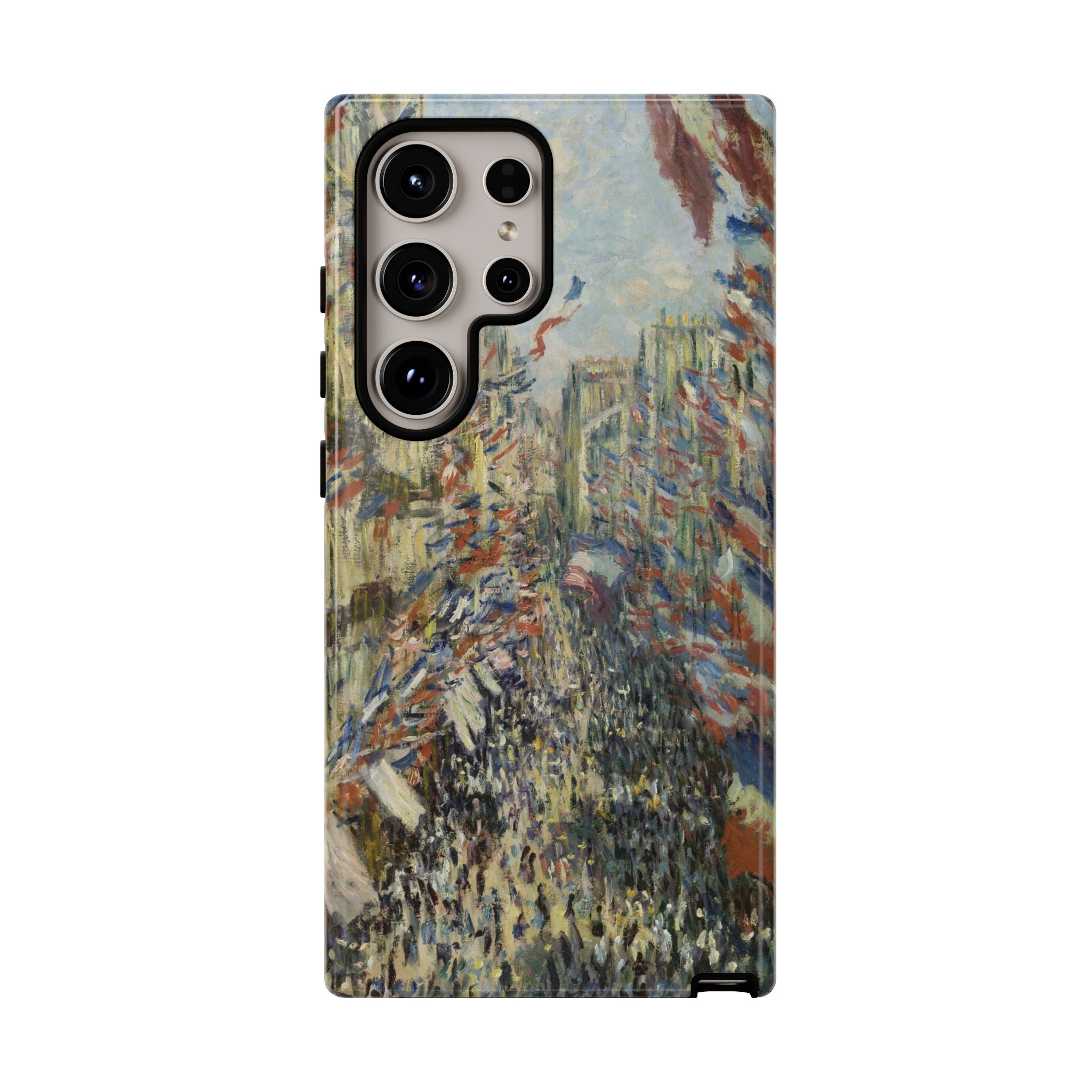The Rue Montorgueil in Paris by Claude Monet - Samsung Tough Case
