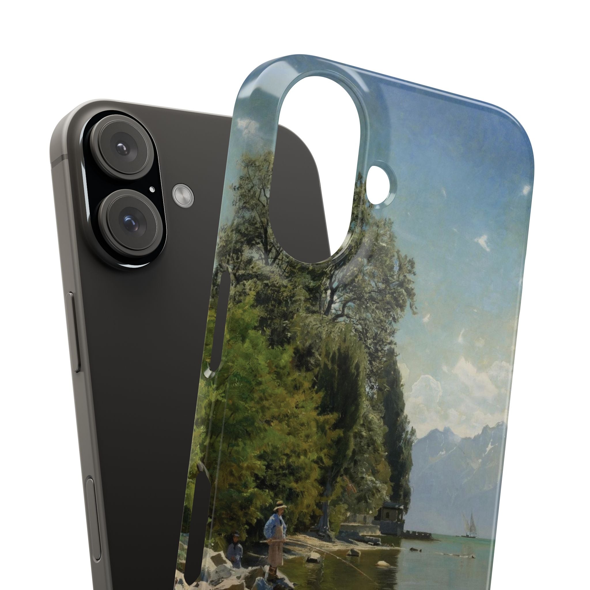 Lac Leman by Peder Mork Monsted - iPhone Slim Case