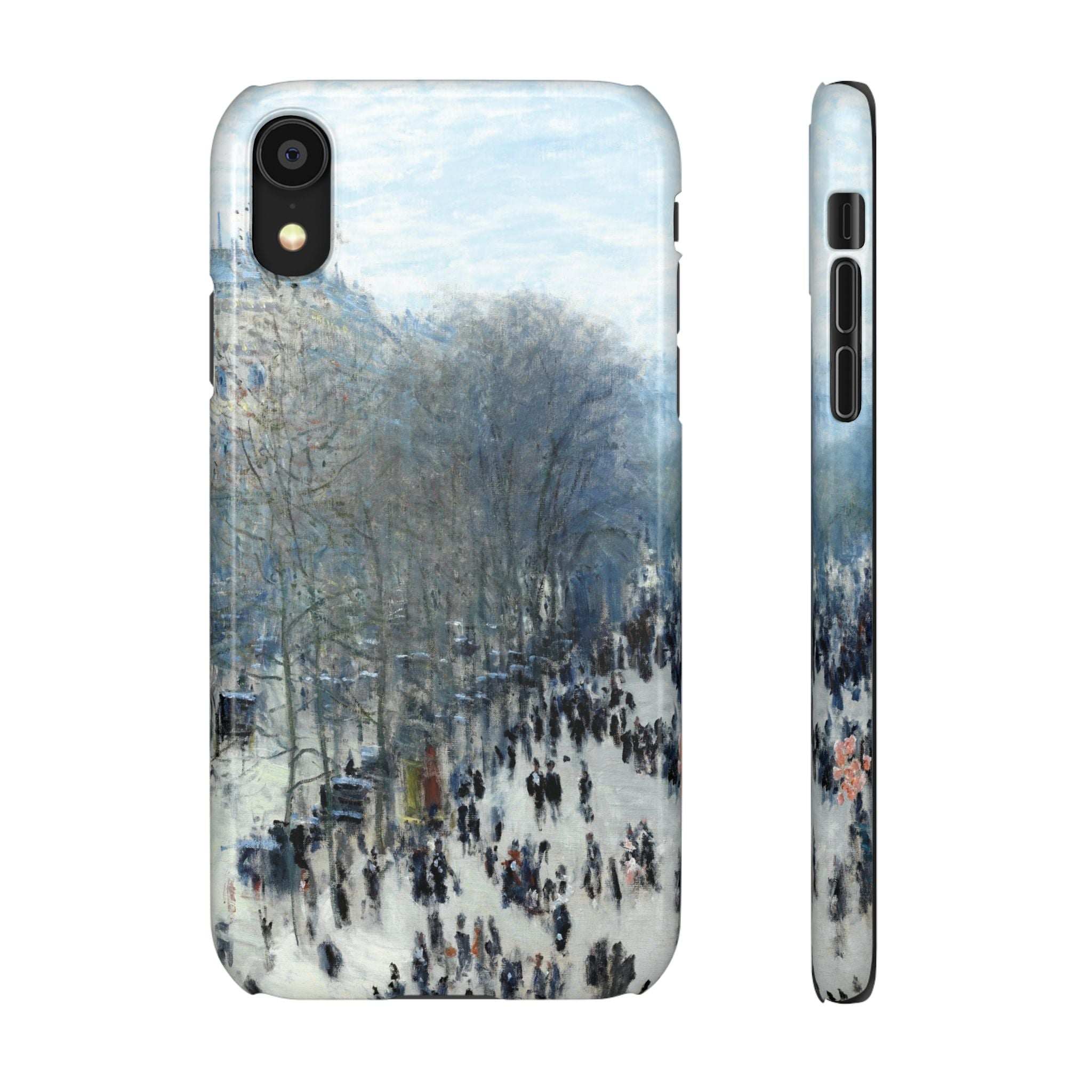 Boulevard des Capucines by Claude Monet - iPhone Slim Case
