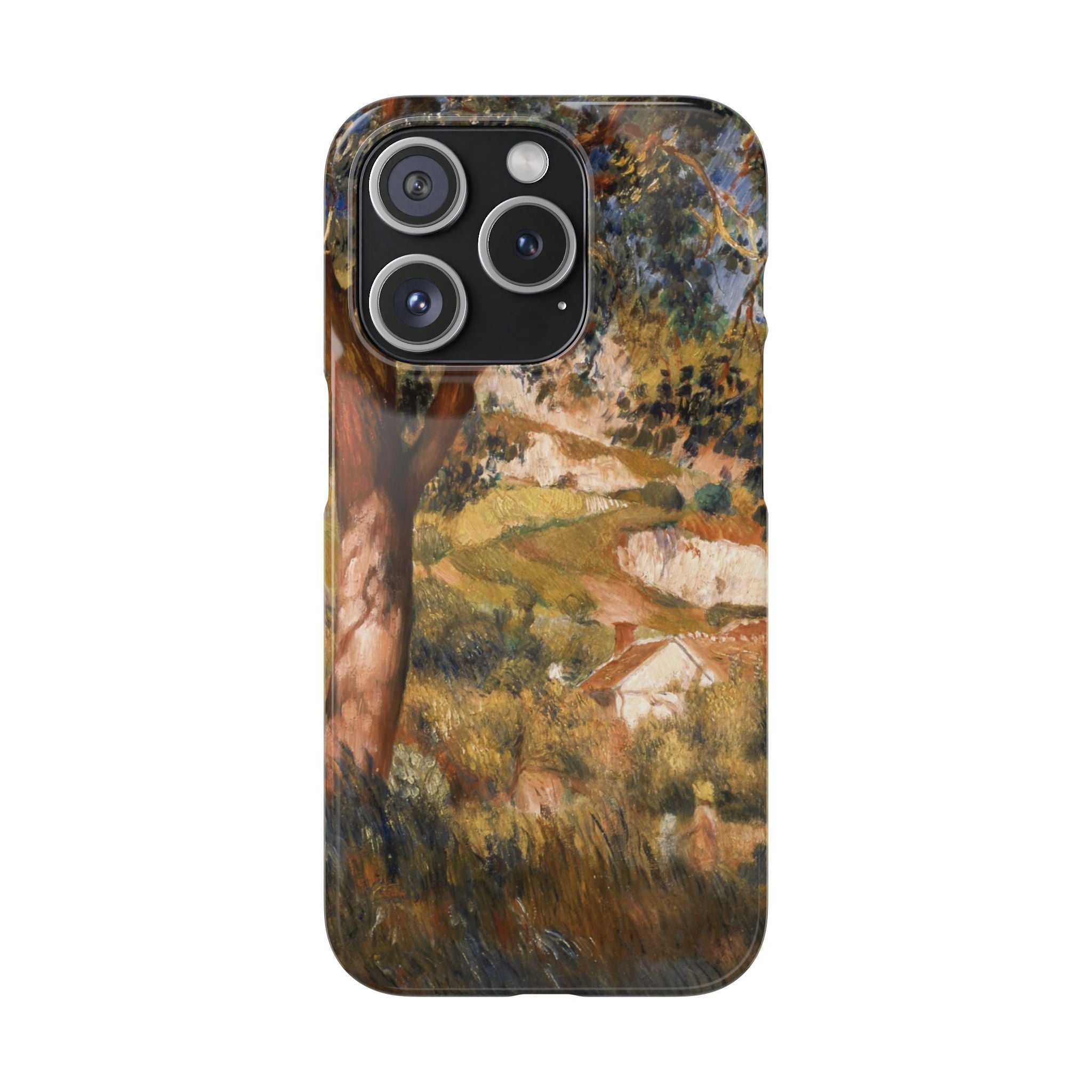 Paysage a La Roche Guyon by Pierre Auguste Renoir - iPhone Slim Case