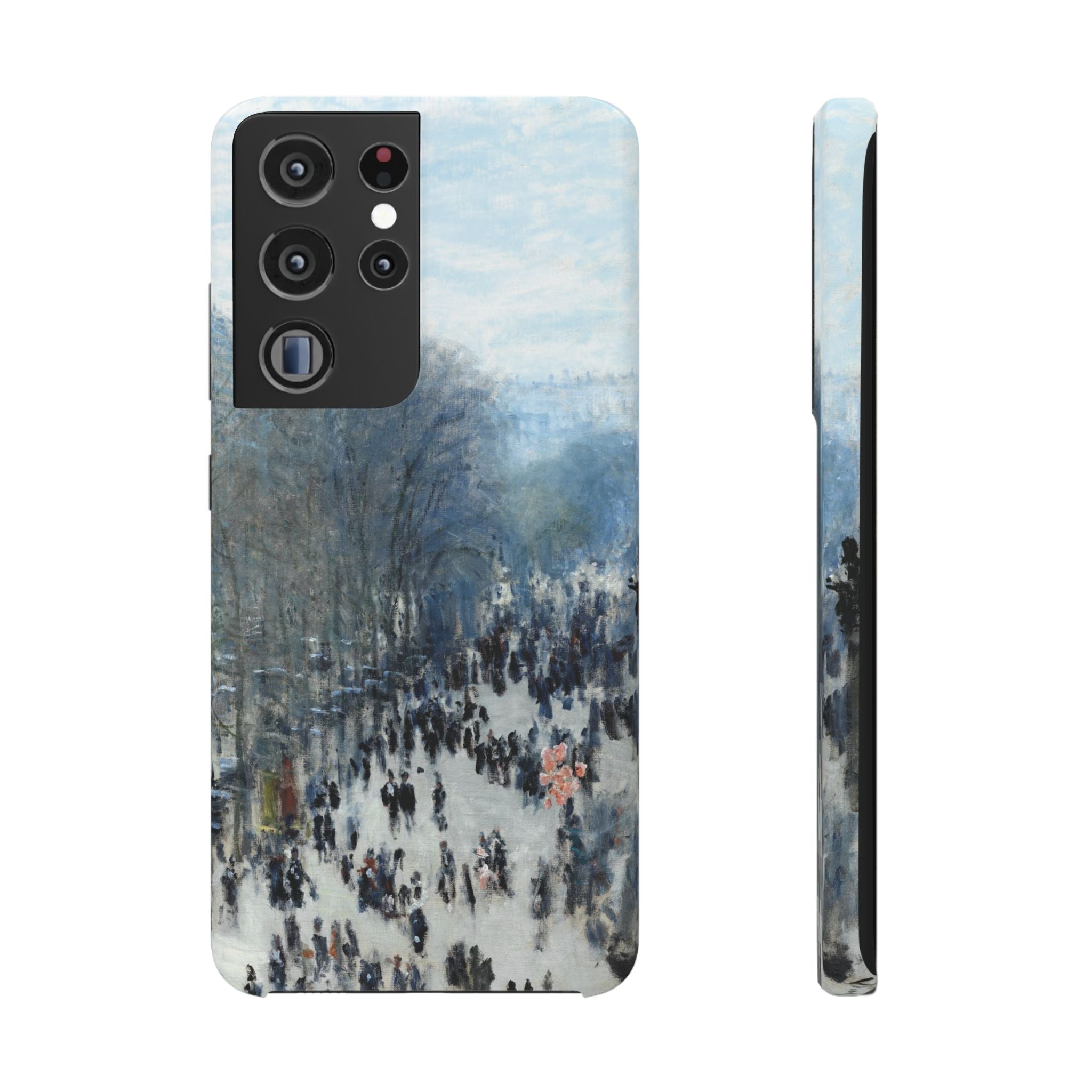 Boulevard des Capucines by Claude Monet - Samsung Slim Case