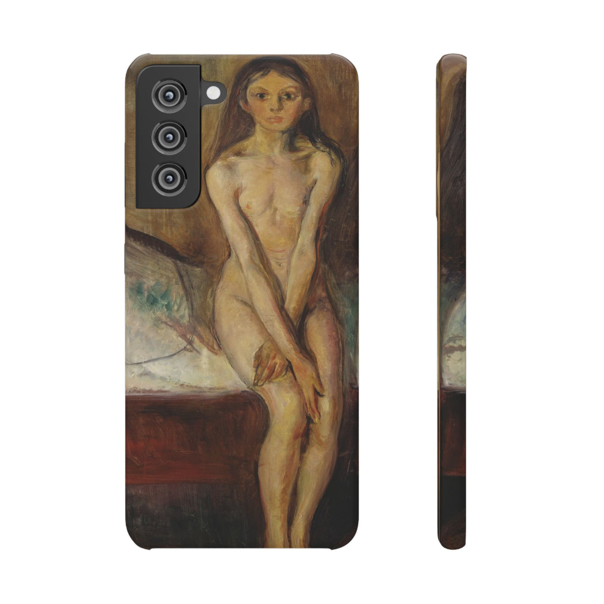 Puberty by Edvard Munch - Samsung Slim Case