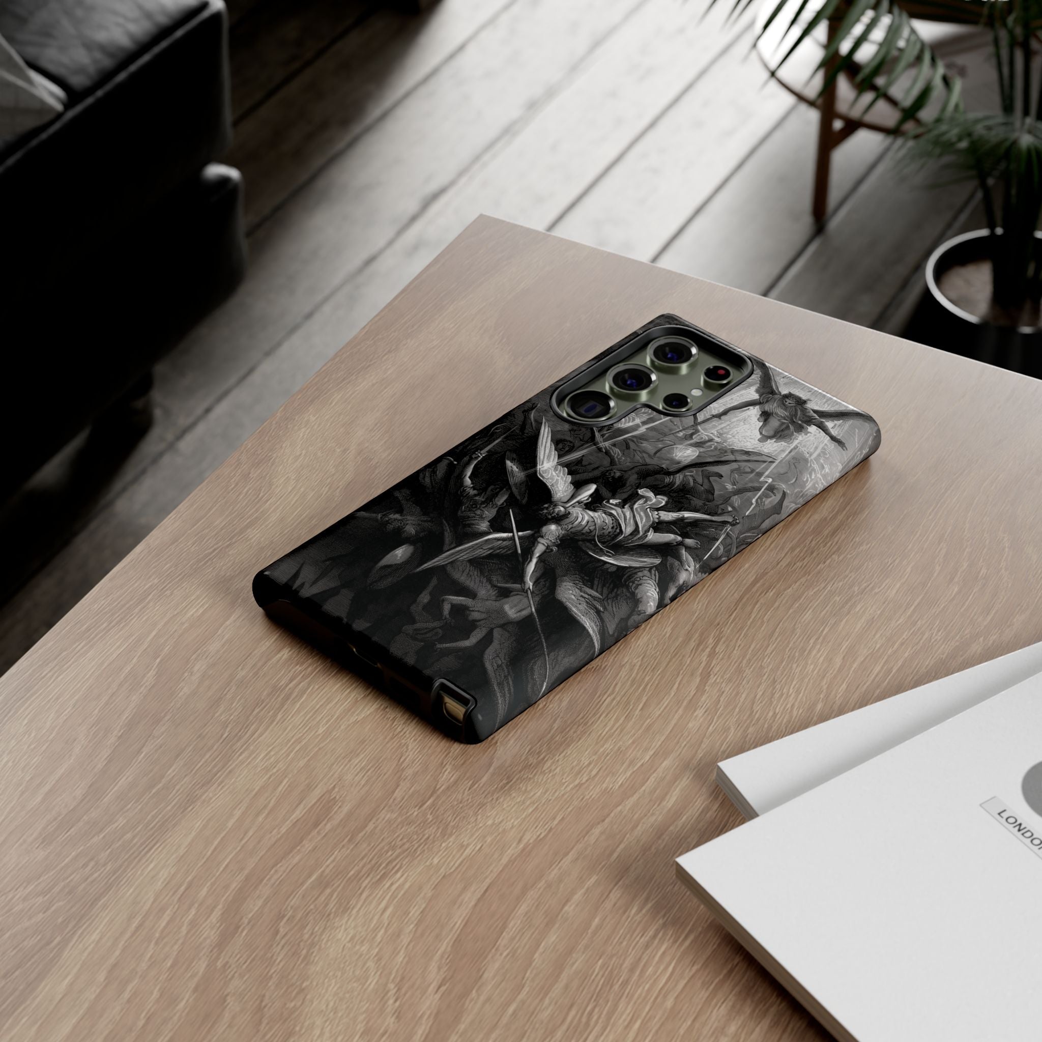 Paradise Lost | The Battle in Heaven von Gustave Doré - Samsung Tough Case