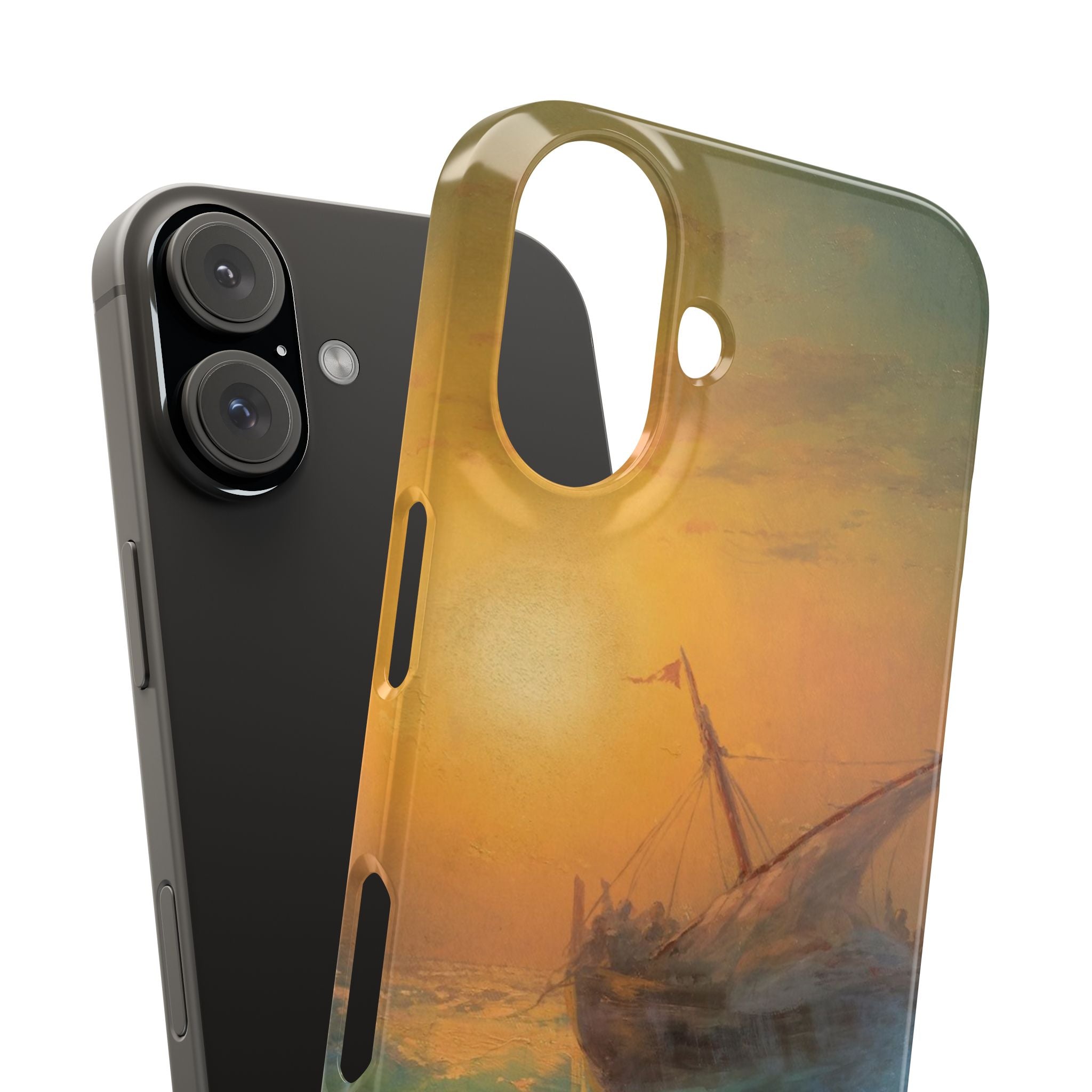 Stormy Sea at Sunset by Ivan Aivazovsky - iPhone Slim Case