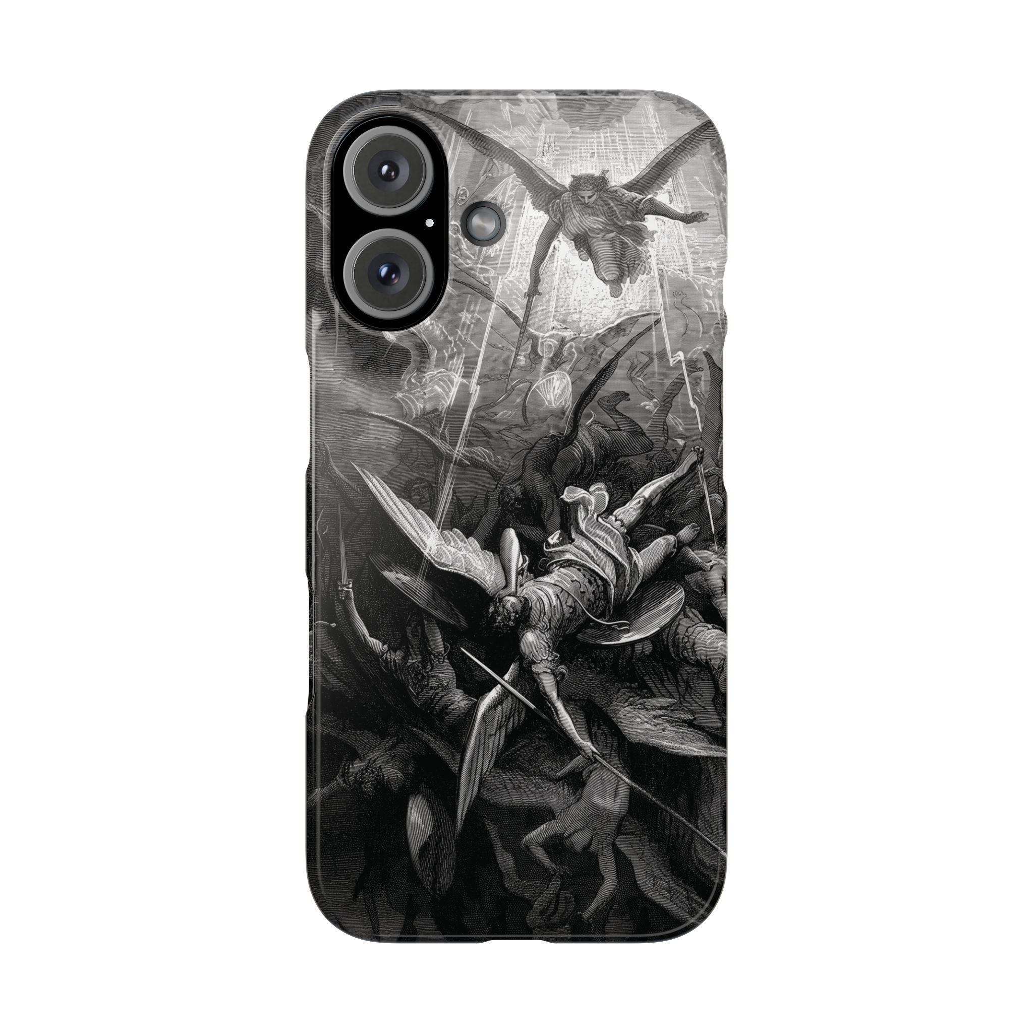 Paradise Lost | The Battle in Heaven by Gustave Doré - iPhone Slim Case