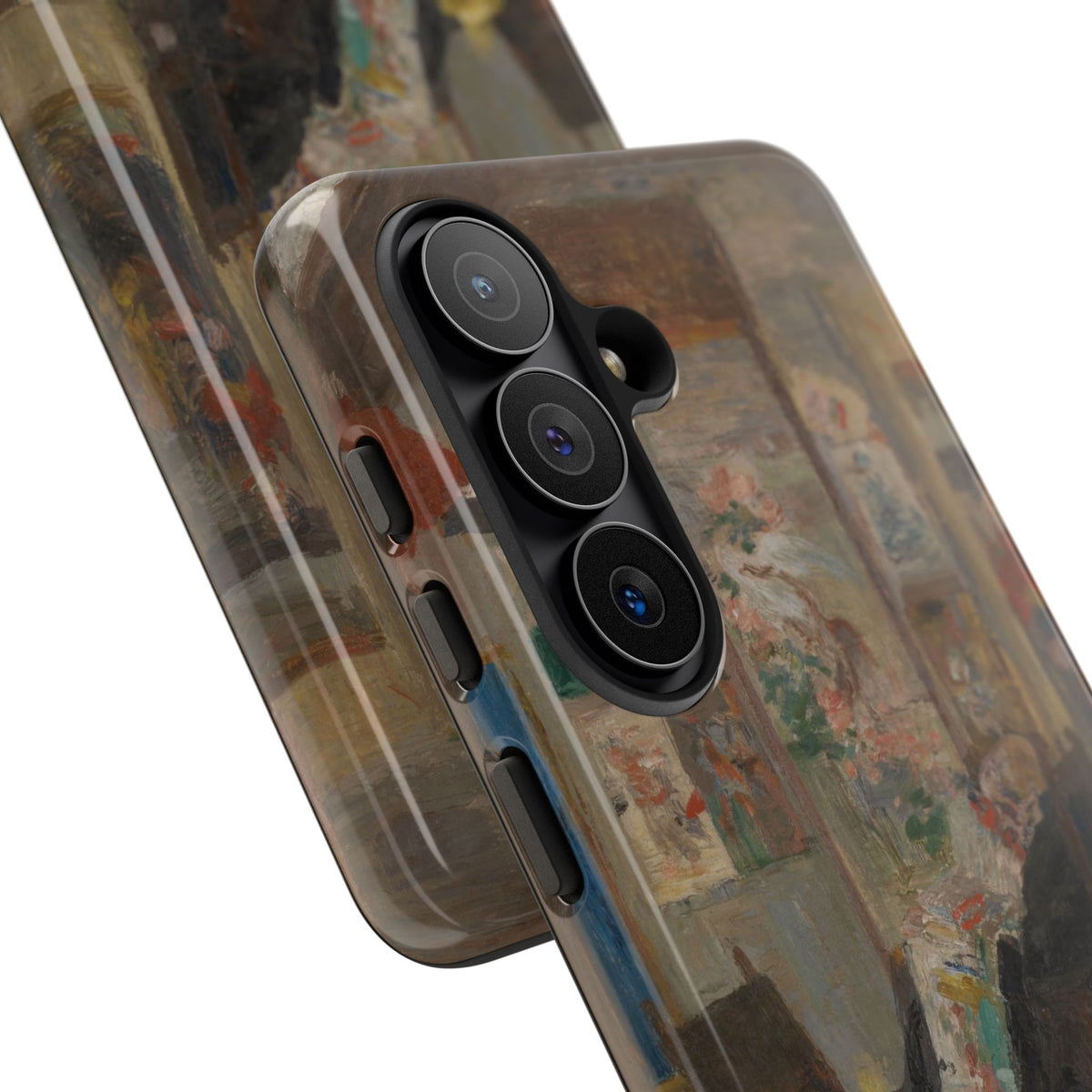 Skeleton Looking at Chinoiseries by James Ensor - Samsung Tough Case