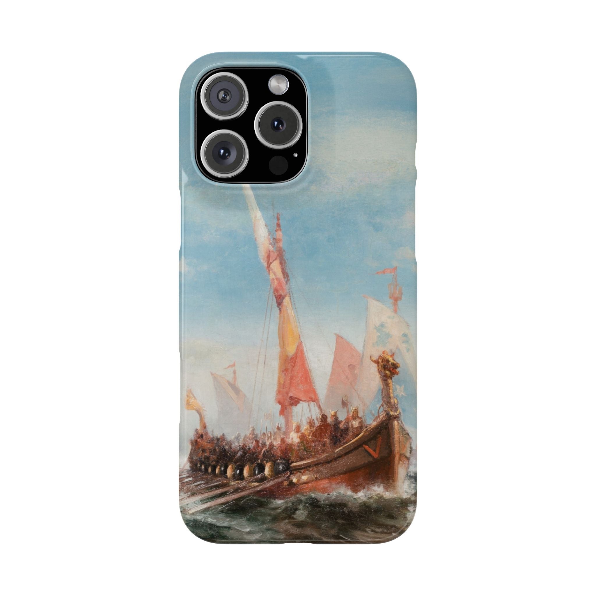 Viking Armada by Edward Moran - iPhone Slim Case