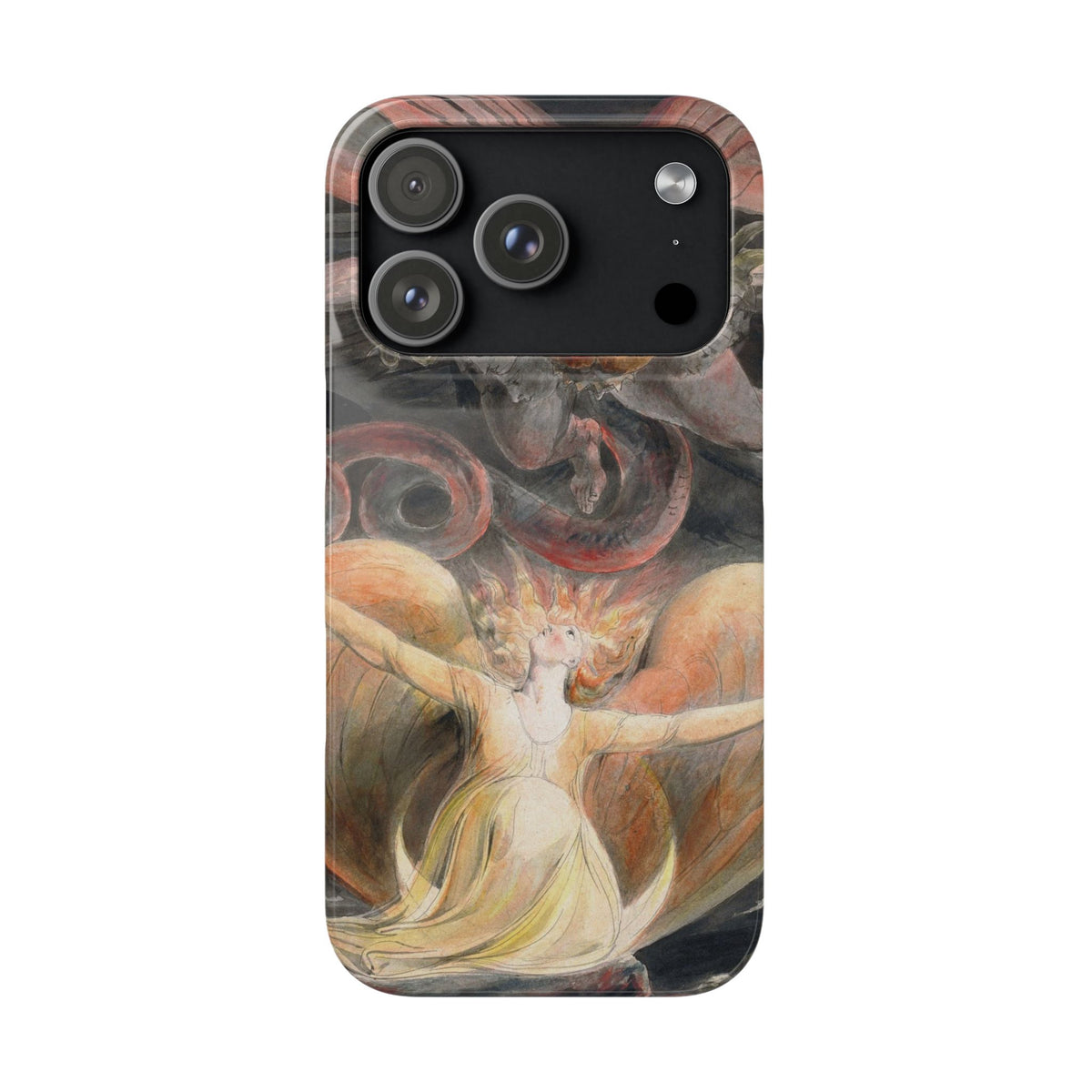 The Great Red Dragon and the Woman Clothed with the Sun by William Blake - iPhone Slim Case