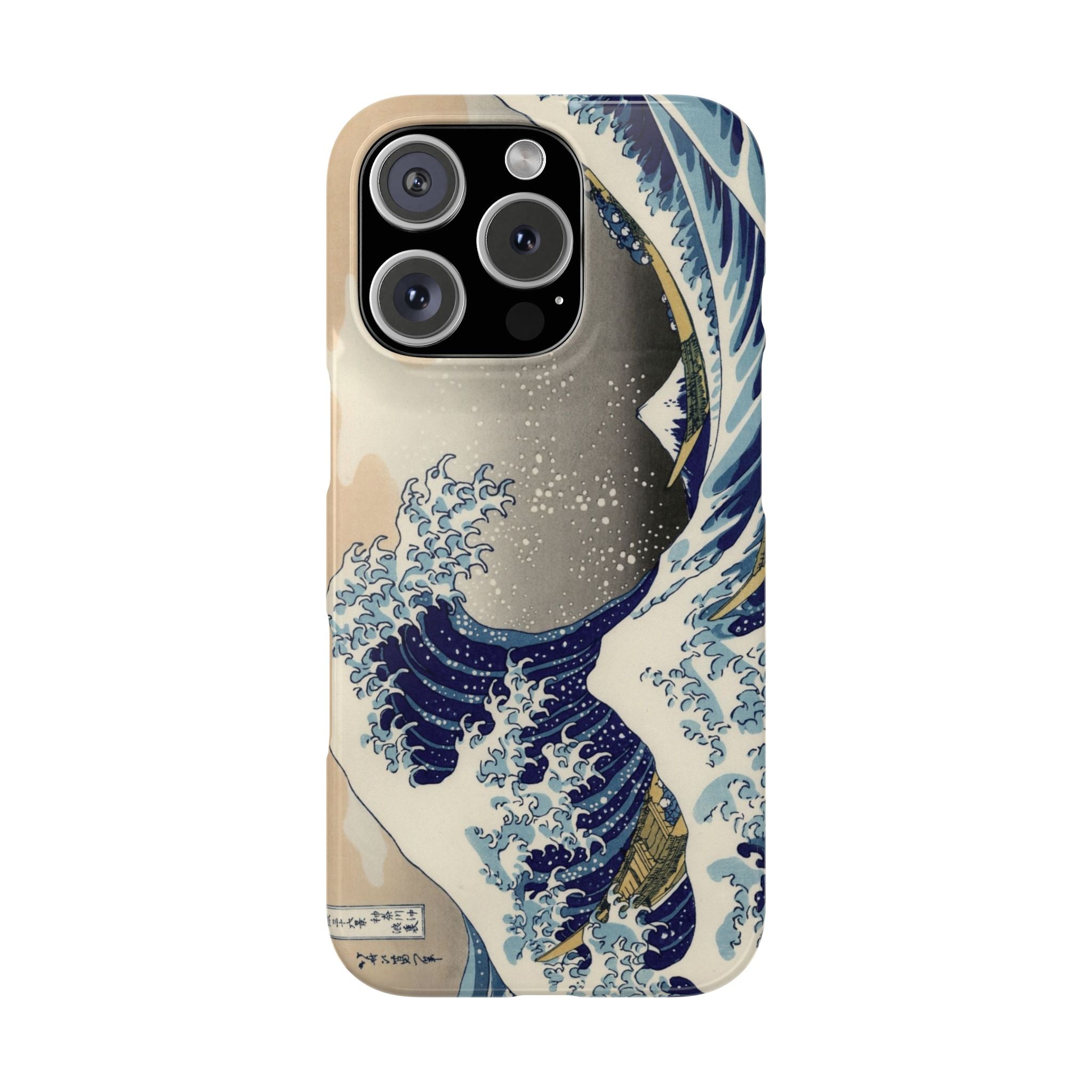 The Great Wave off Kanagawa by Hokusai - iPhone Slim Case