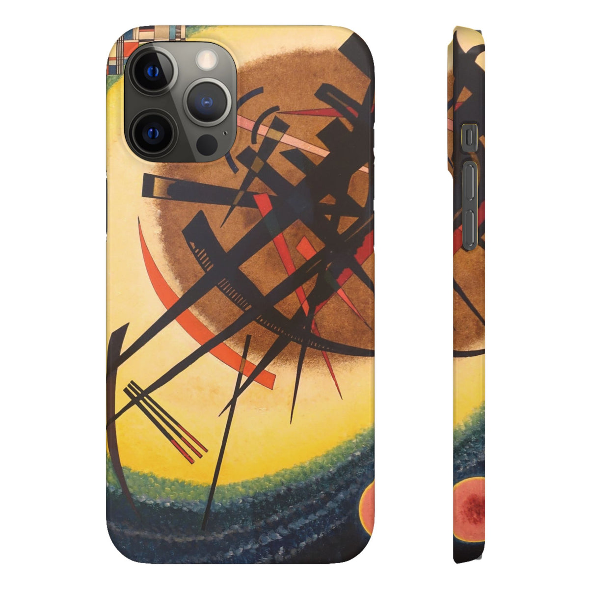 In the Bright Oval by Vasily Kandinsky - iPhone Slim Case