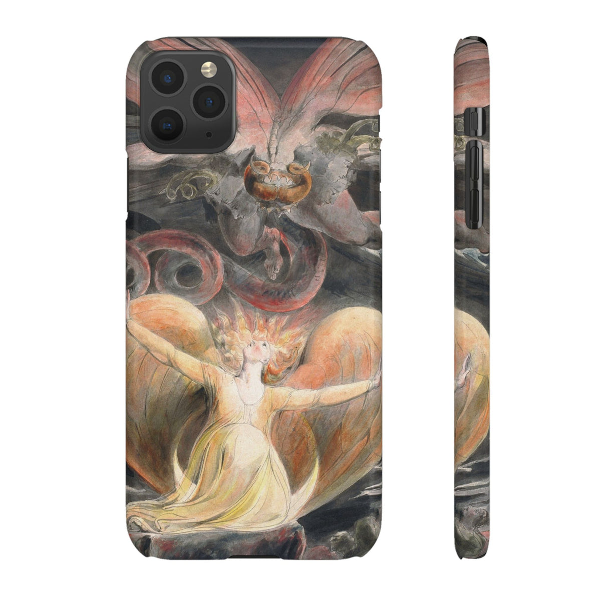 The Great Red Dragon and the Woman Clothed with the Sun by William Blake - iPhone Slim Case