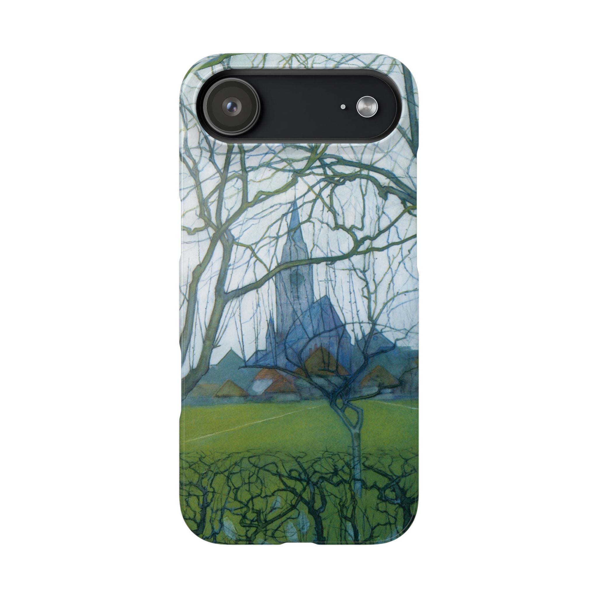St Jacobs Church by Piet Mondrian - iPhone Slim Case