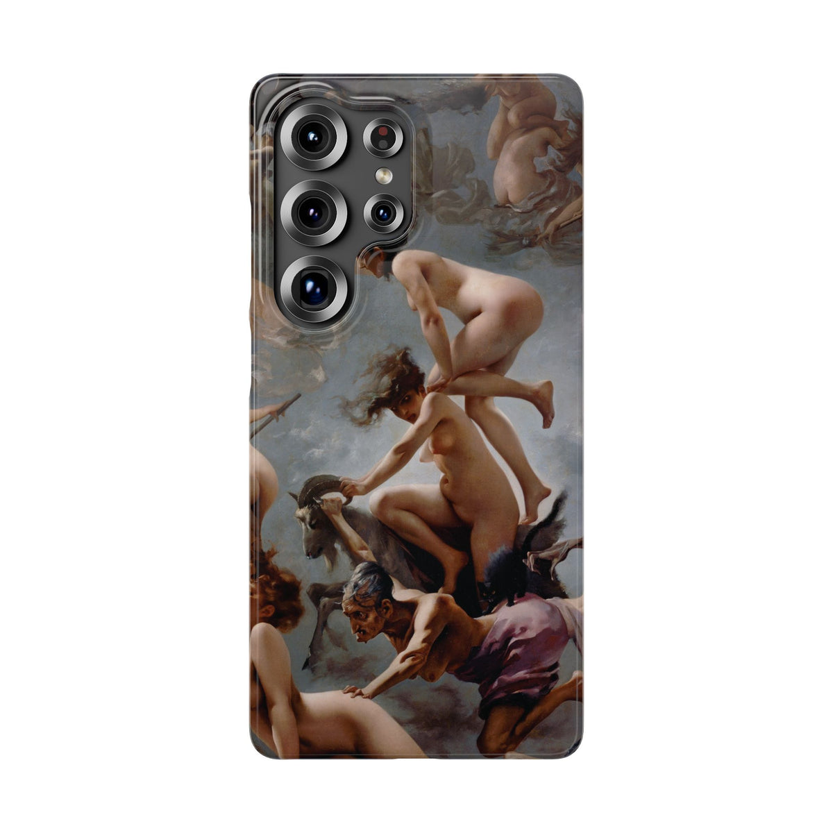 Witches going to their Sabbath by Luis Ricardo Falero - Samsung Slim Case