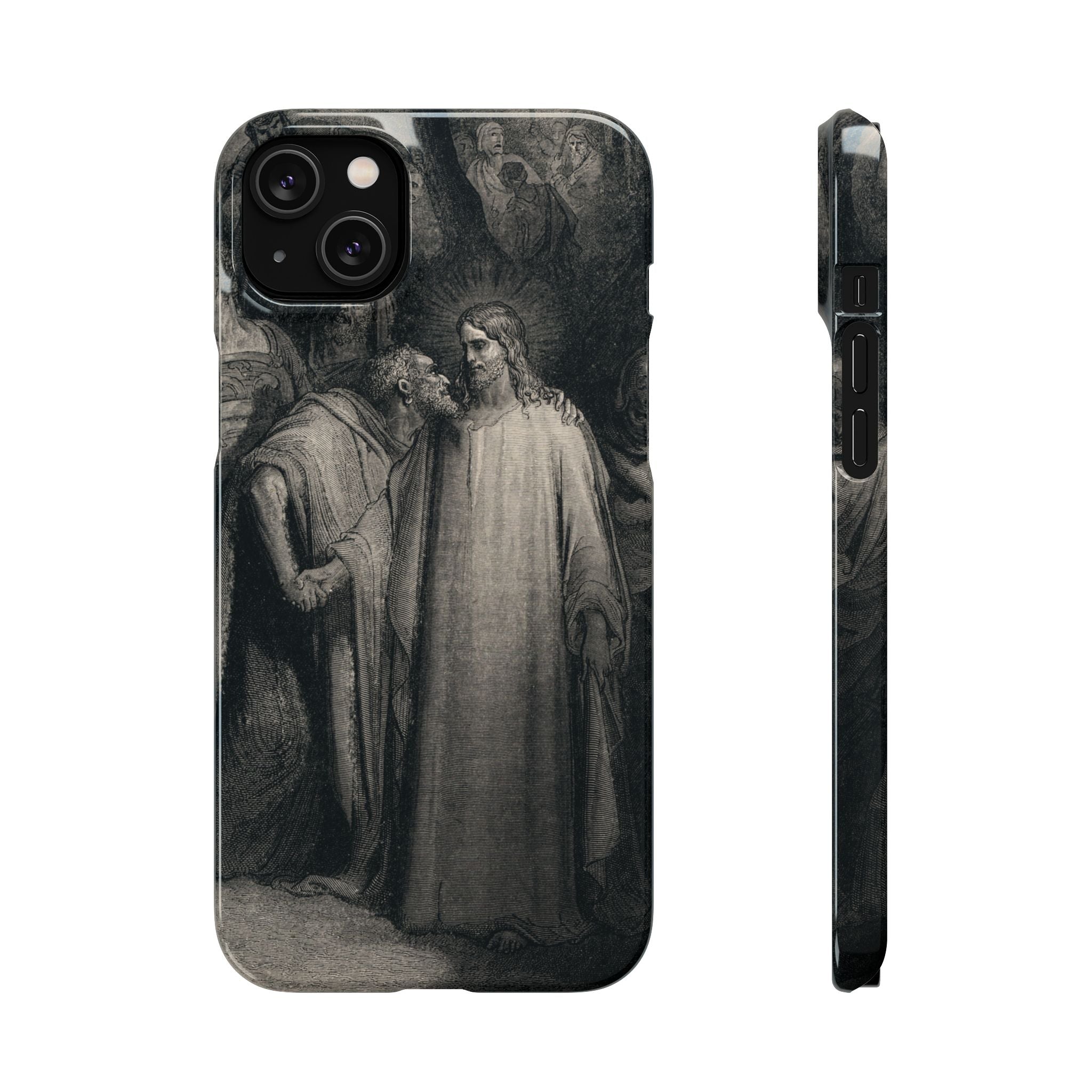 Plate CXLI “The Judas Kiss” by Gustave Doré - iPhone Slim Case