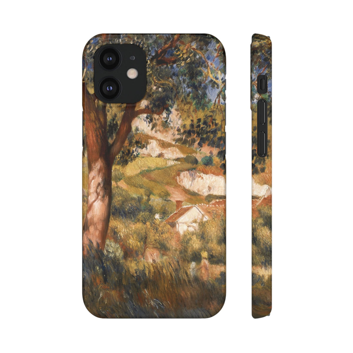 Paysage a La Roche Guyon by Pierre Auguste Renoir - iPhone Slim Case