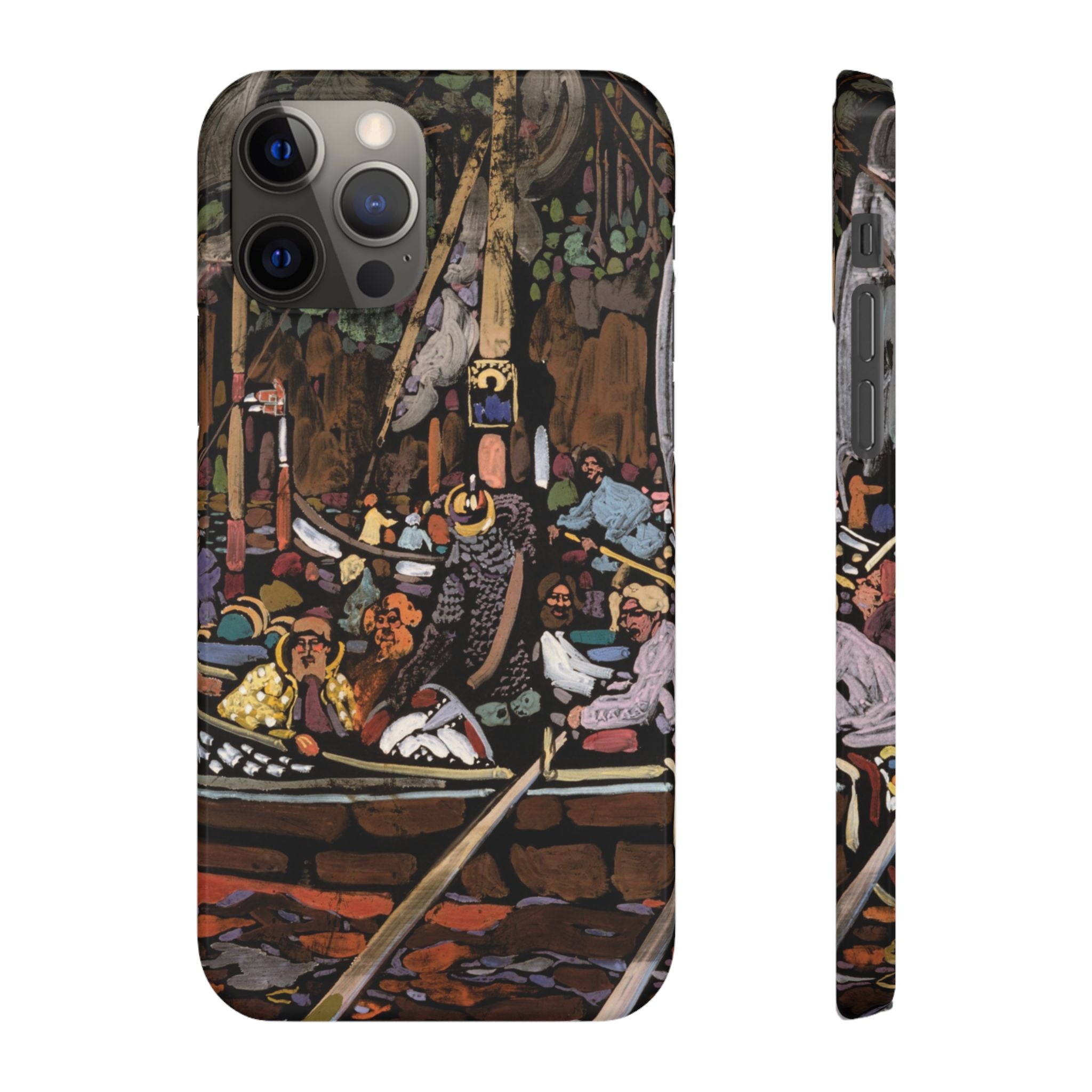 Lied (Chanson) by Vasily Kandinsky - iPhone Slim Case