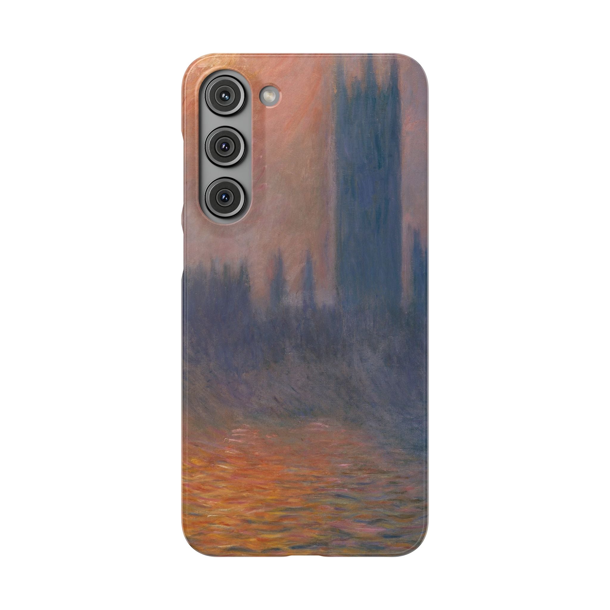 The Houses of Parliament Sunset by Claude Monet - Samsung Slim Case