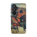 Indians on Horsebacks by August Macke - Samsung Tough Case
