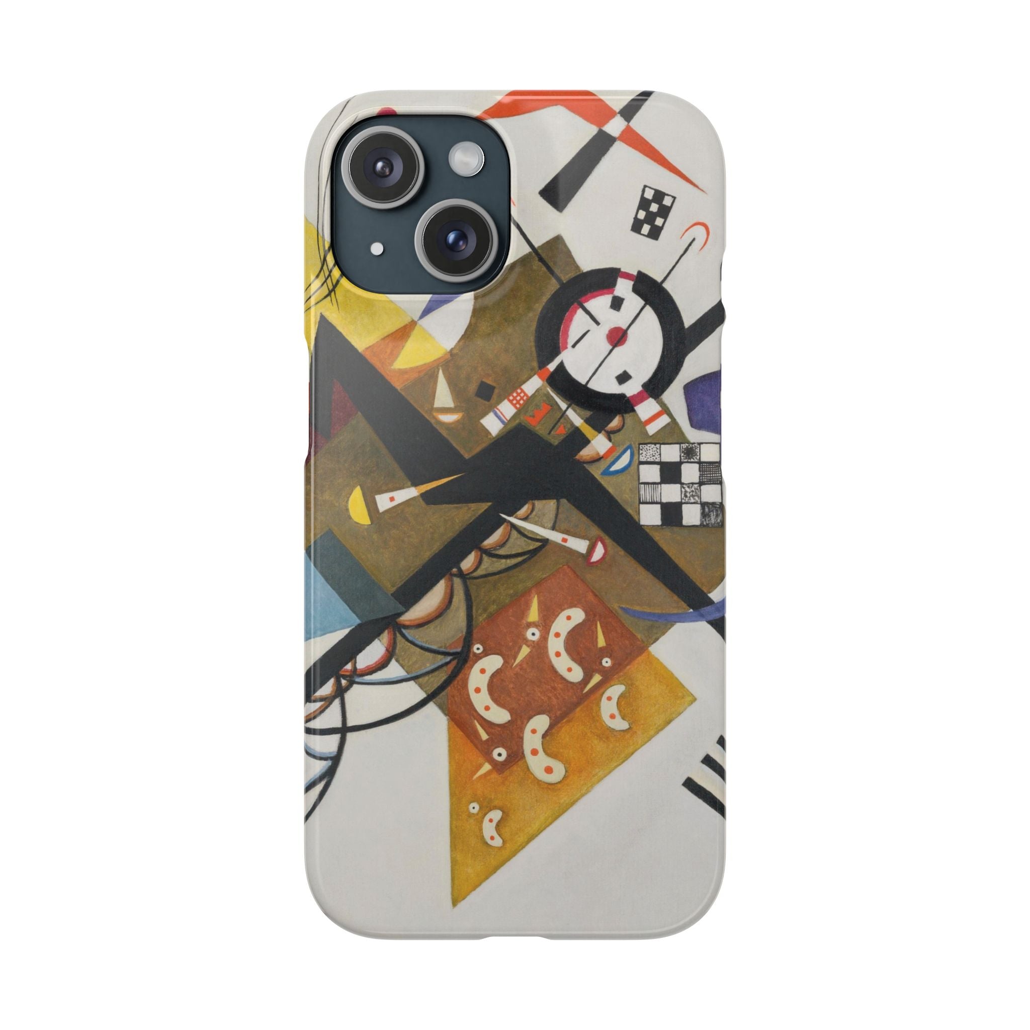 On White II by Vasily Kandinsky - iPhone Slim Case