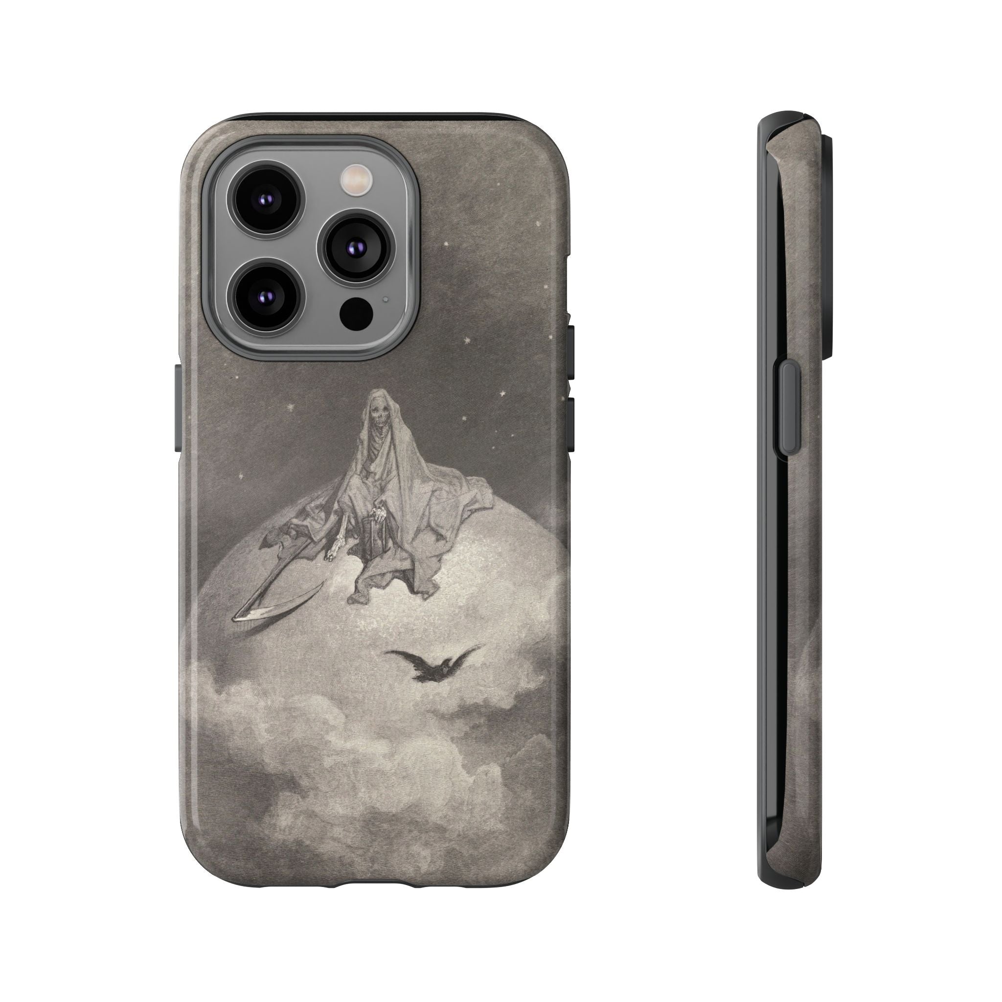 Doubting, dreaming dreams no mortal ever dared to dream before by Gustave Doré - iPhone Tough Case