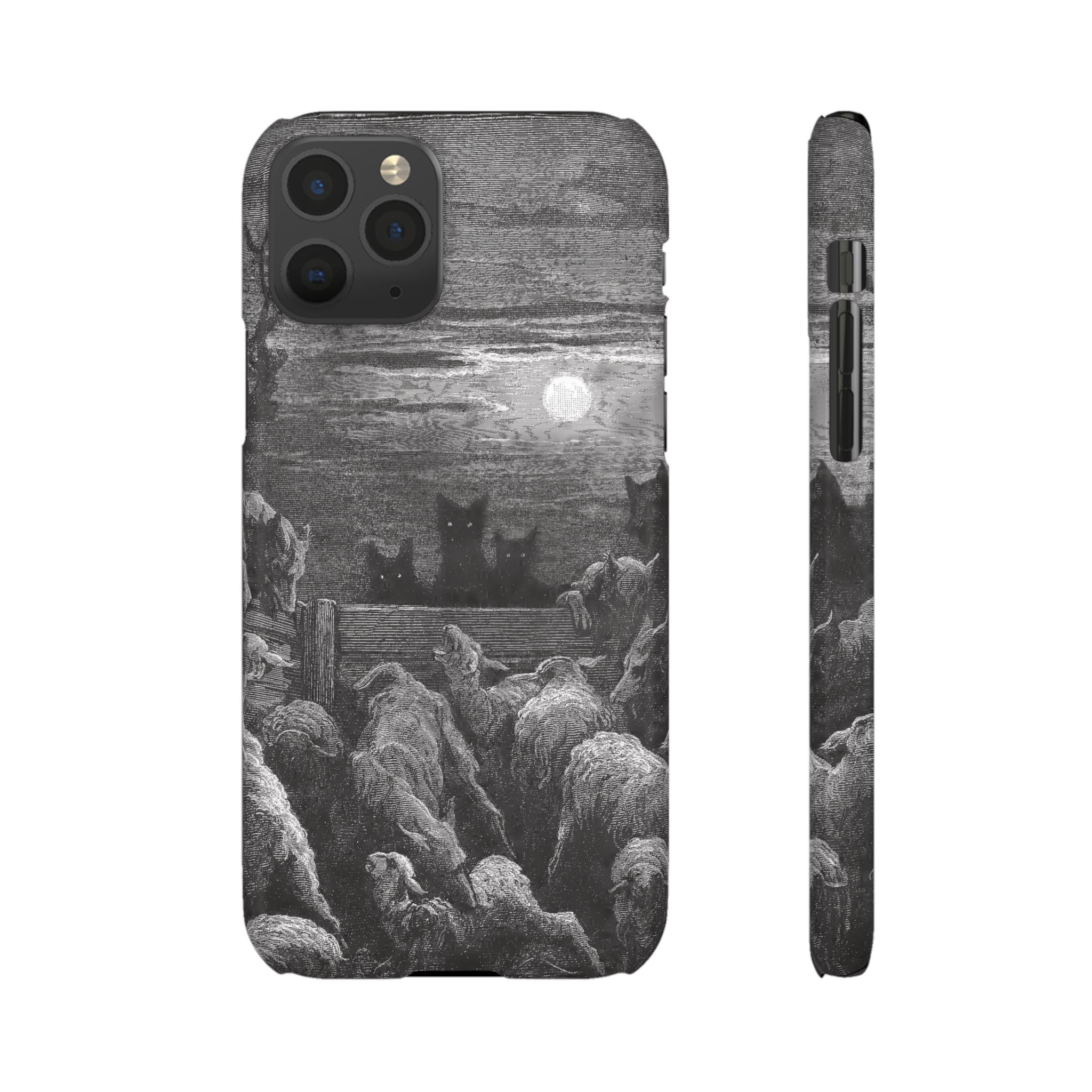The Wolves and The Sheep by Gustave Dore - iPhone Slim Case