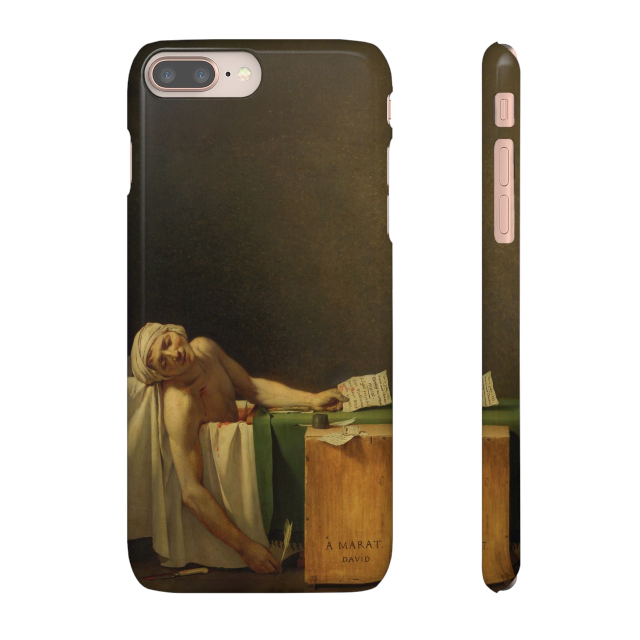 The Death of Marat by Jacques-Louis David - iPhone Slim Case