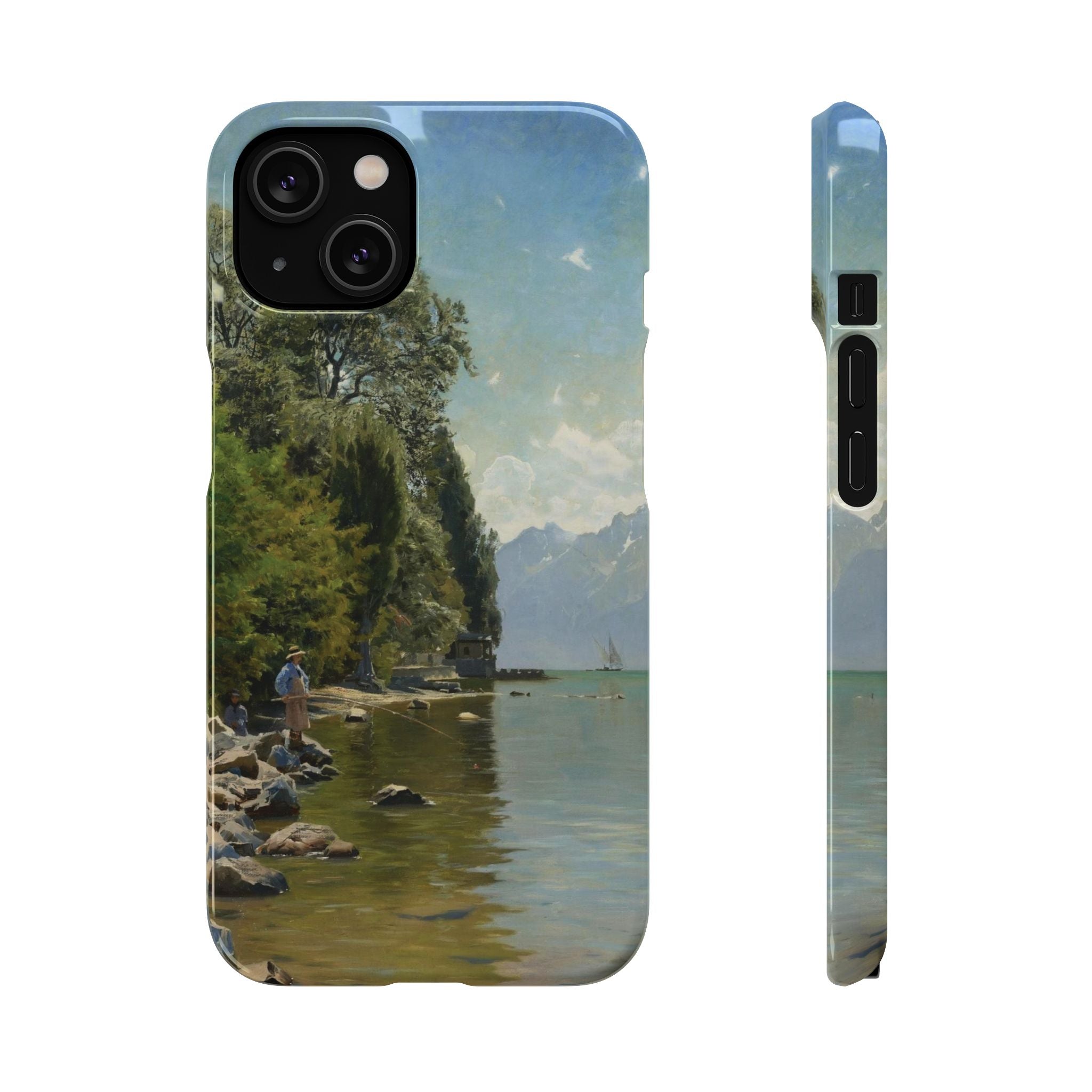 Lac Leman by Peder Mork Monsted - iPhone Slim Case