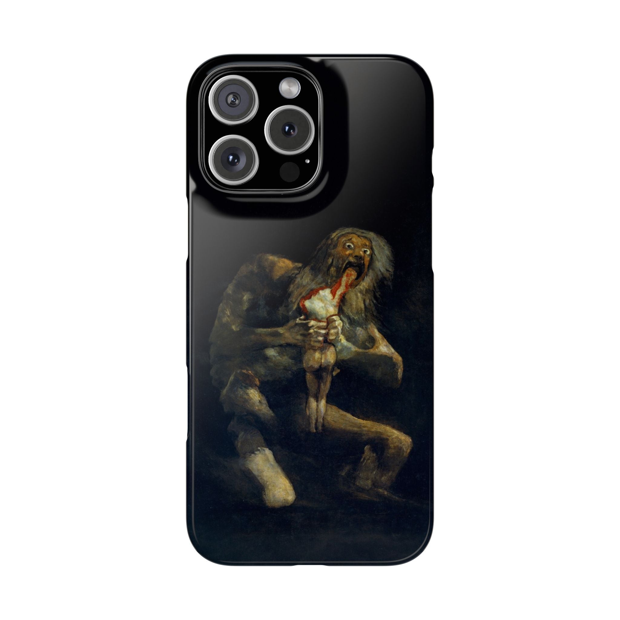 Saturn Devouring His Son by Goya - iPhone Slim Case