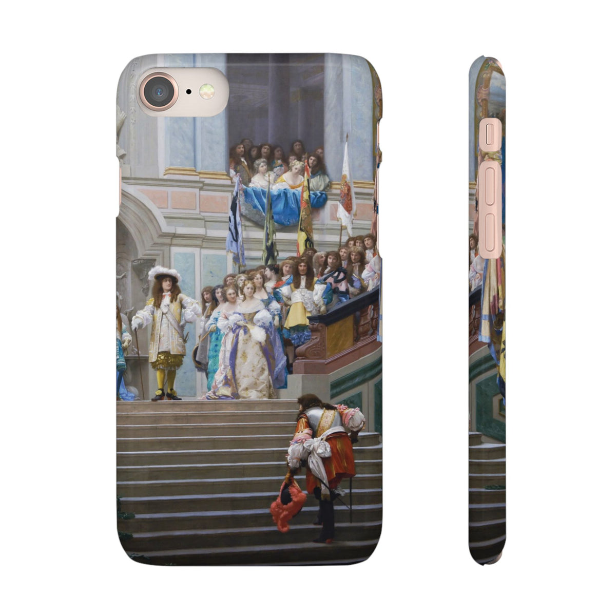 Reception du Grand Conde par Louis XIV by Jean-Leon Gerome - iPhone Slim Case