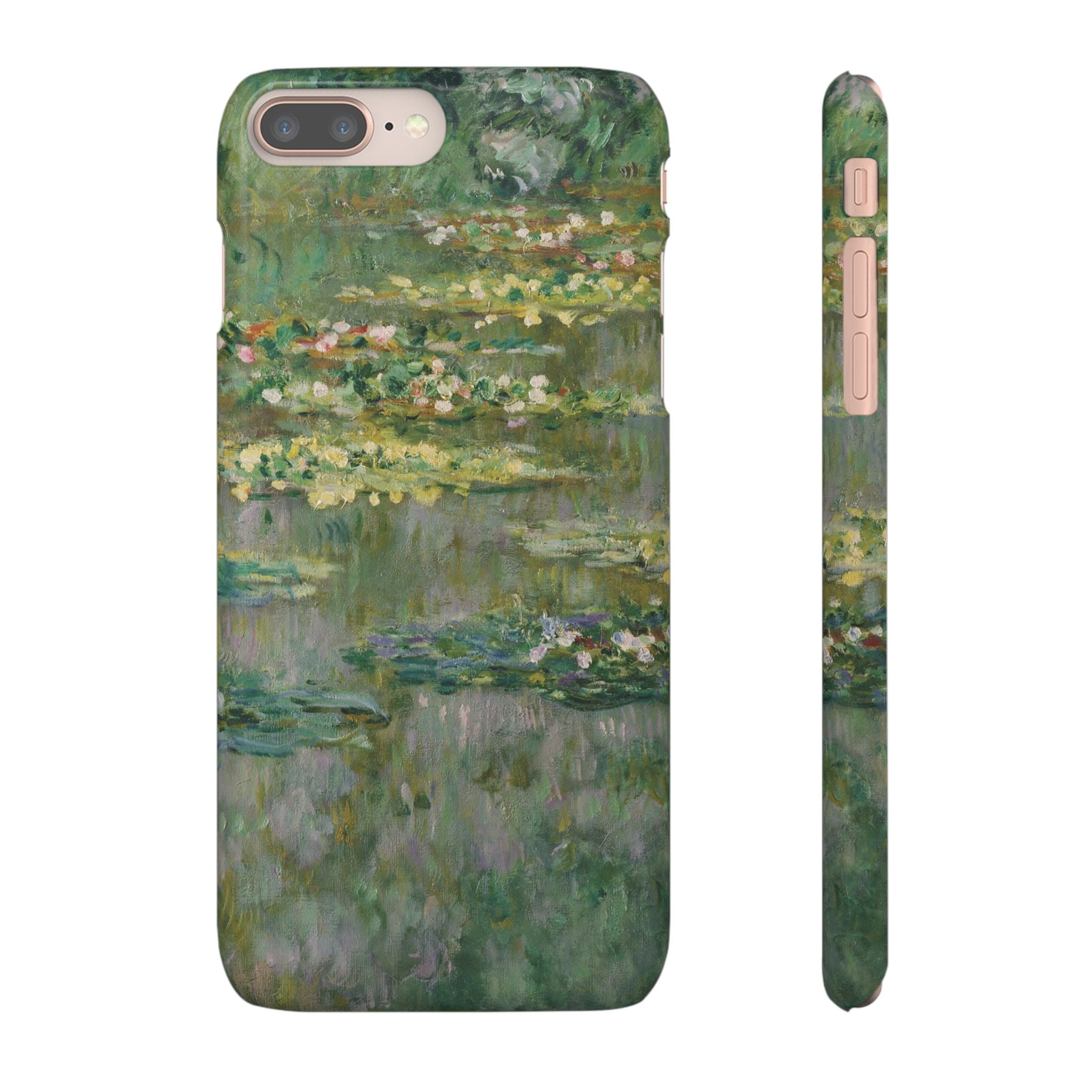 Le Bassin des Nymphéas by Claude Monet - iPhone Slim Case